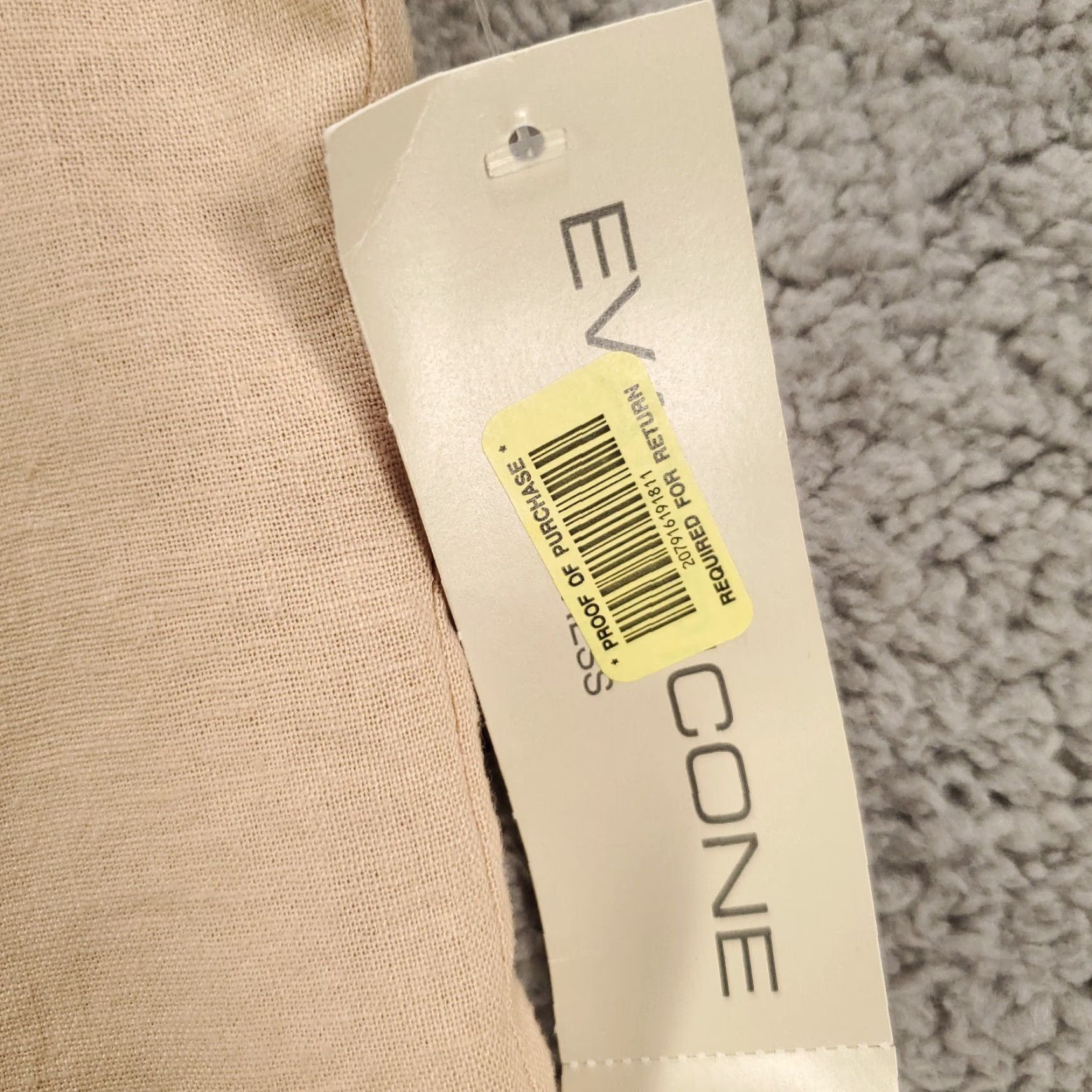 Evan Picone Evan Picone Dress Women 12 Beige Beaded Lined Shift Sleeveless Knee Length Square Neck NWT Size XL / US 12-14 / IT 48-50 - 5 Thumbnail