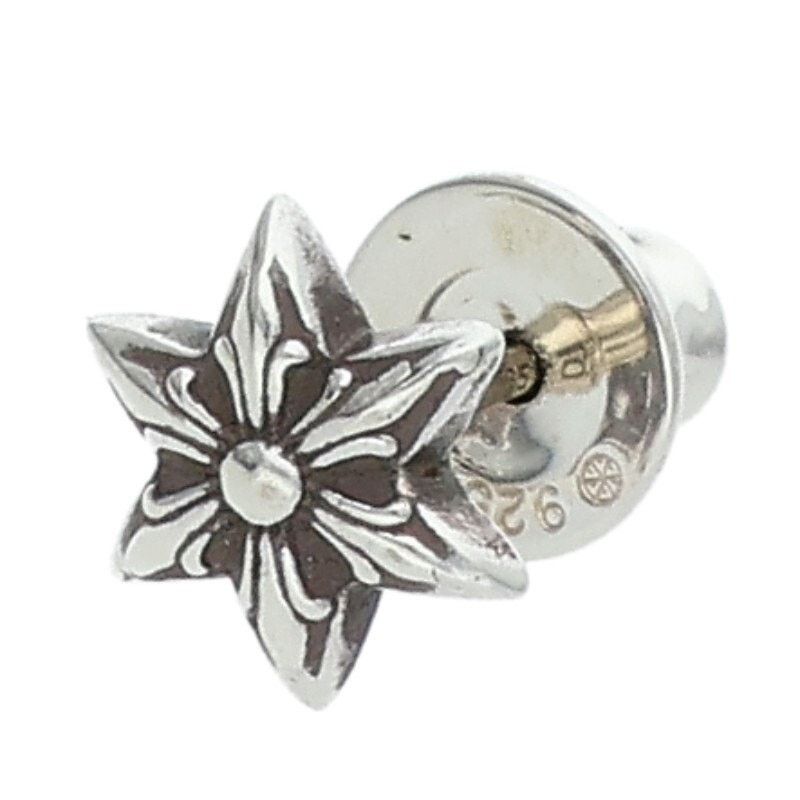 Chrome Hearts Chrome Hearts Silver CO STAR Star Stud Earring | Grailed