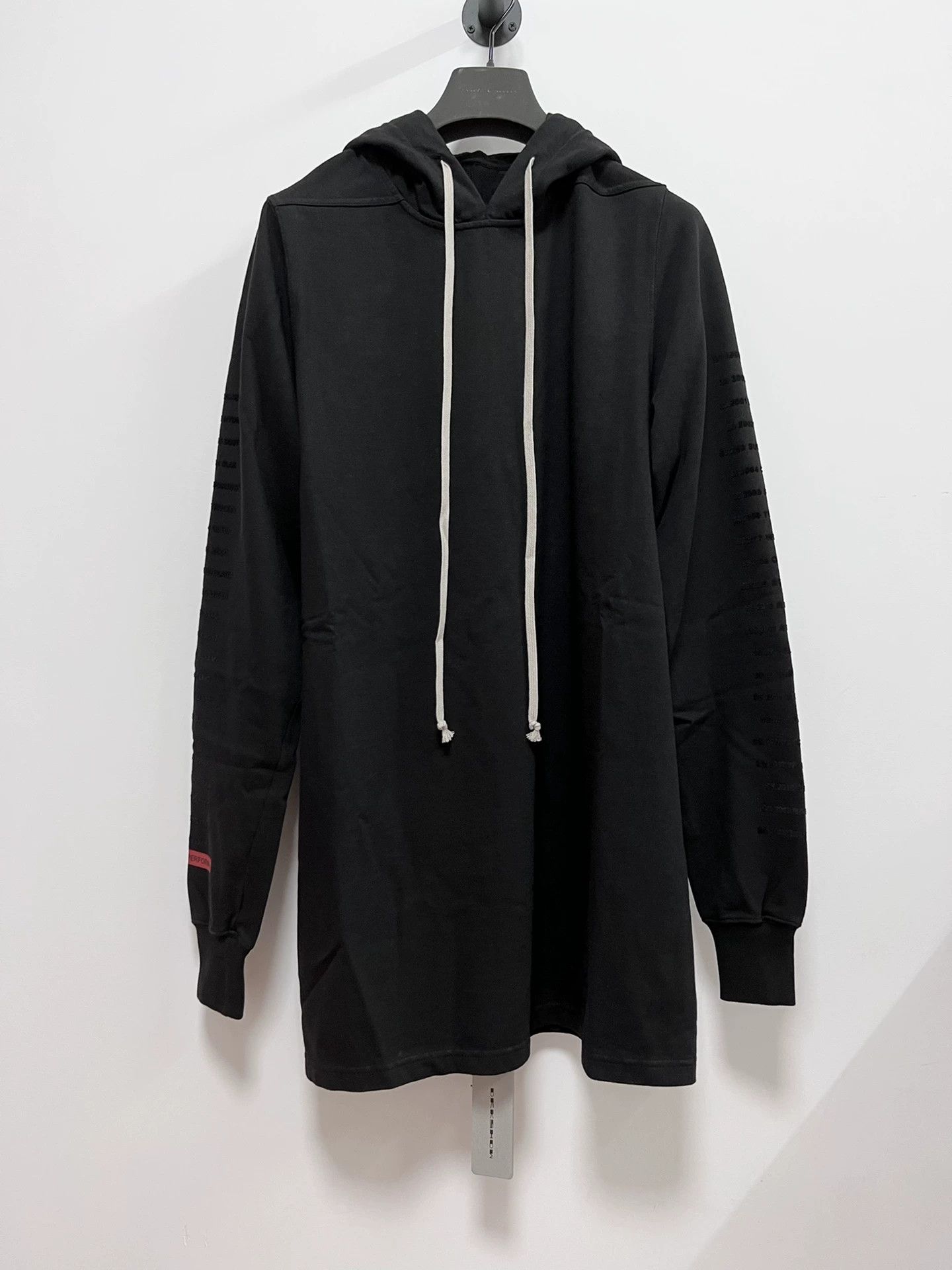 Rick Owens Hoodie with Distinctive Sleeve Design