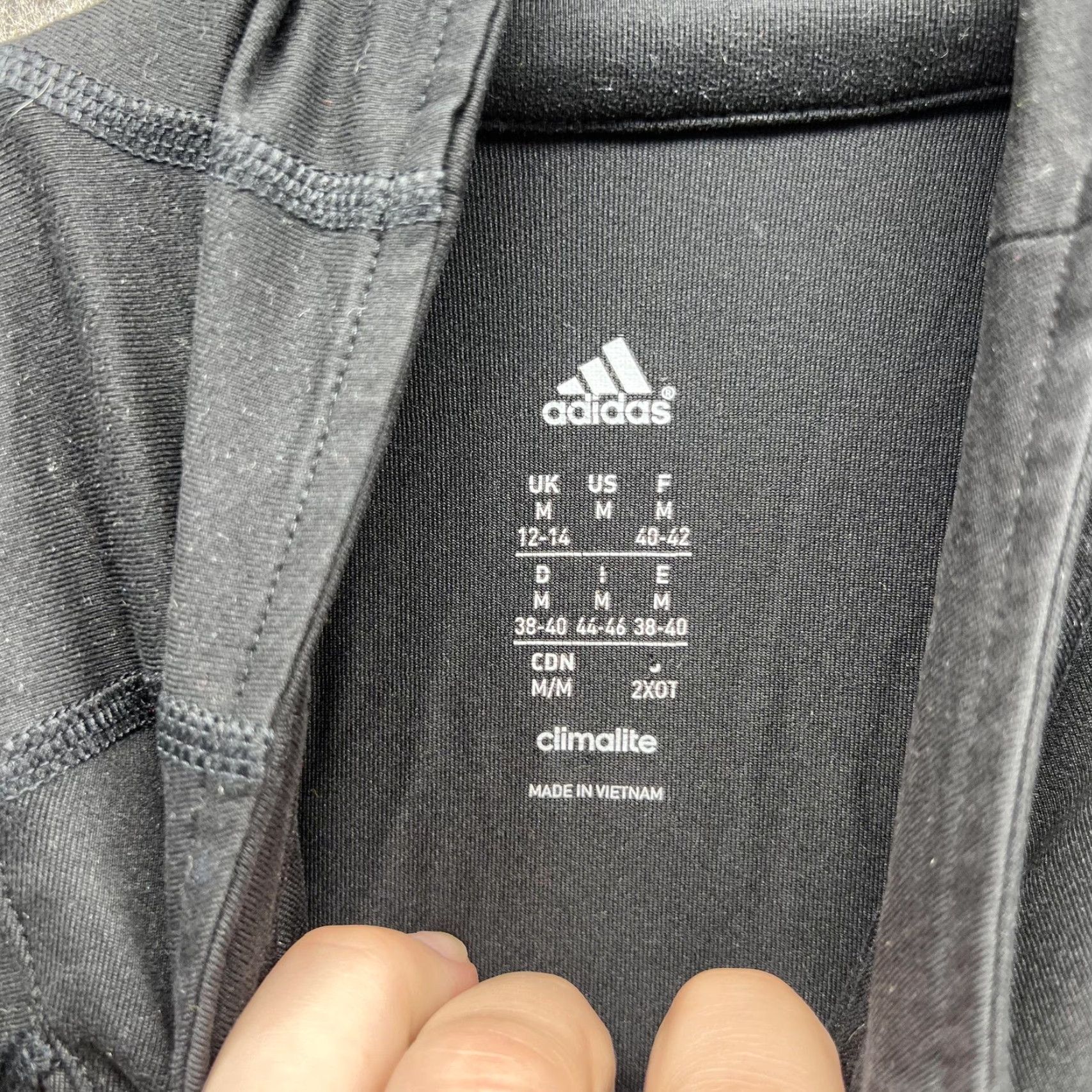 Adidas Adidas Climalite Shirt Womens Medium Black Quarter Zip Long Sleeve Athletic Top Size M / US 6-8 / IT 42-44 - 5 Thumbnail