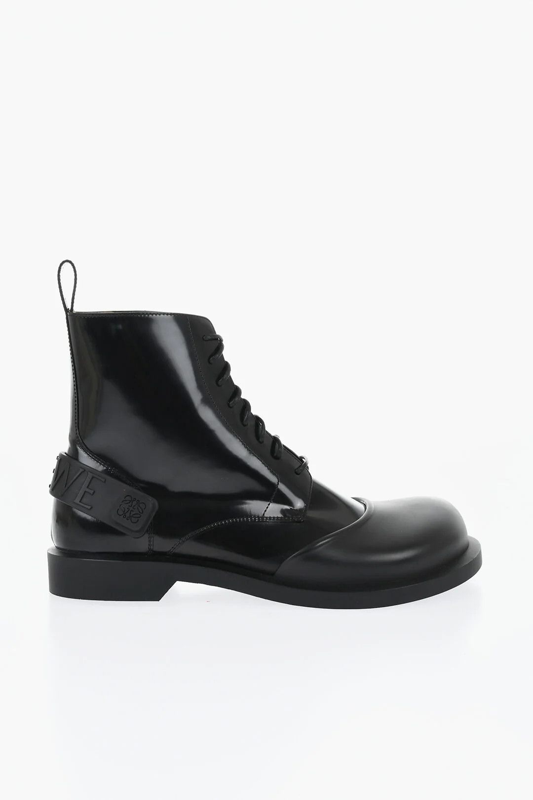 Loewe og1mm0426 Brushed Leather Ankle Boots in Black Size US 10 / EU 43 - 1 Thumbnail