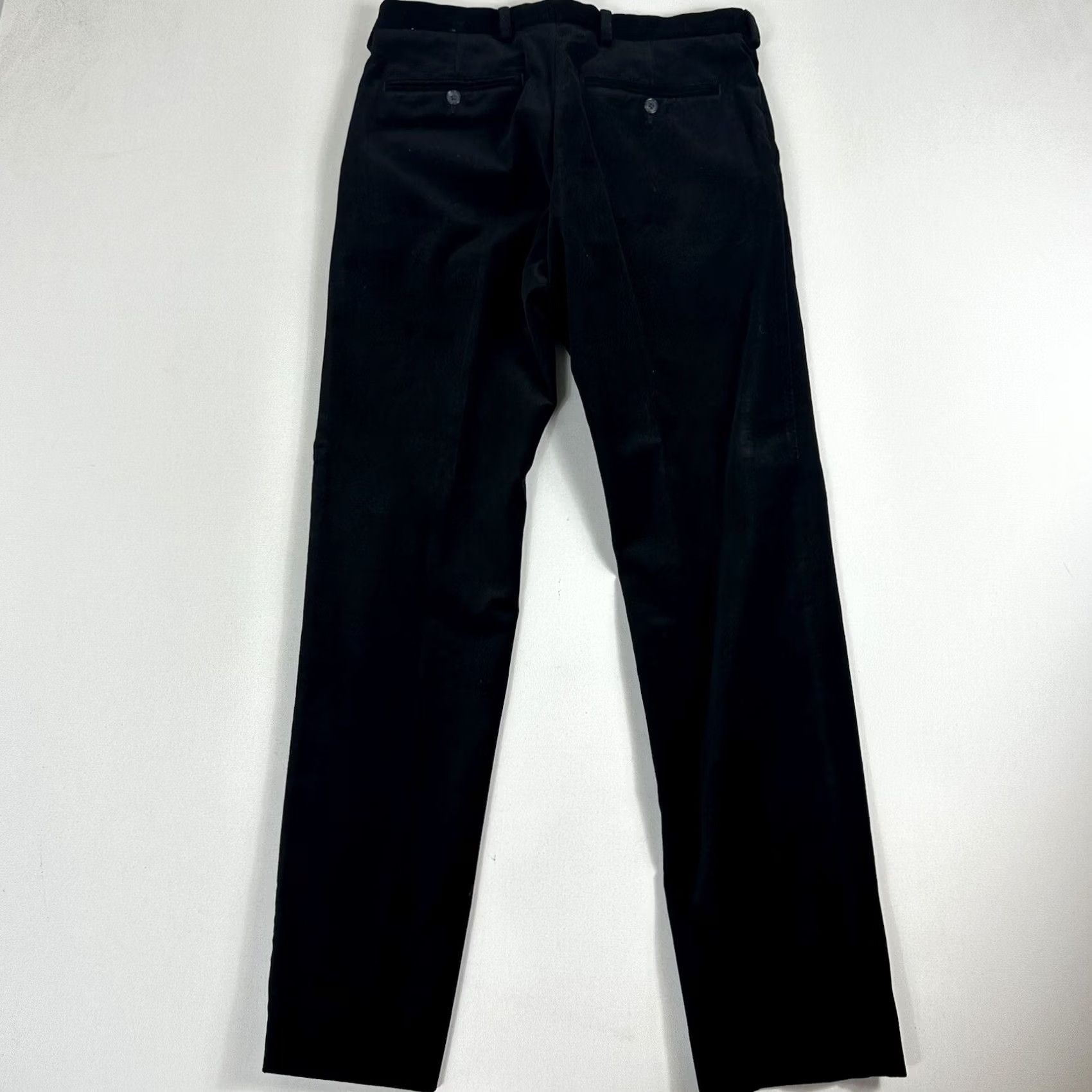 Tommy Hilfiger VINTAGE Tommy Hilfiger Mercer Chino Slim Fit Black Pants Mens 31 X 32 Cotton Soft Slim Straight Belt Loops Regular 31in Black Size US 31 - 2 Thumbnail