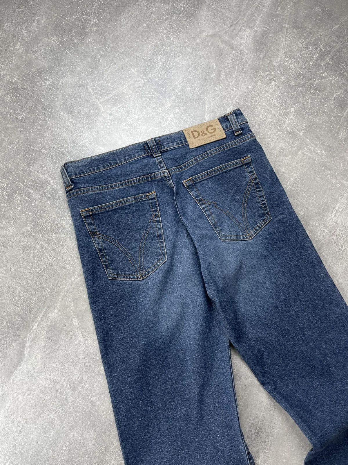 Dolce & Gabbana Vintage Y2K D&G Dolce & Gabbana Denim Jeans Straight Fit Size 32" / US 10 / IT 46 - 4 Thumbnail