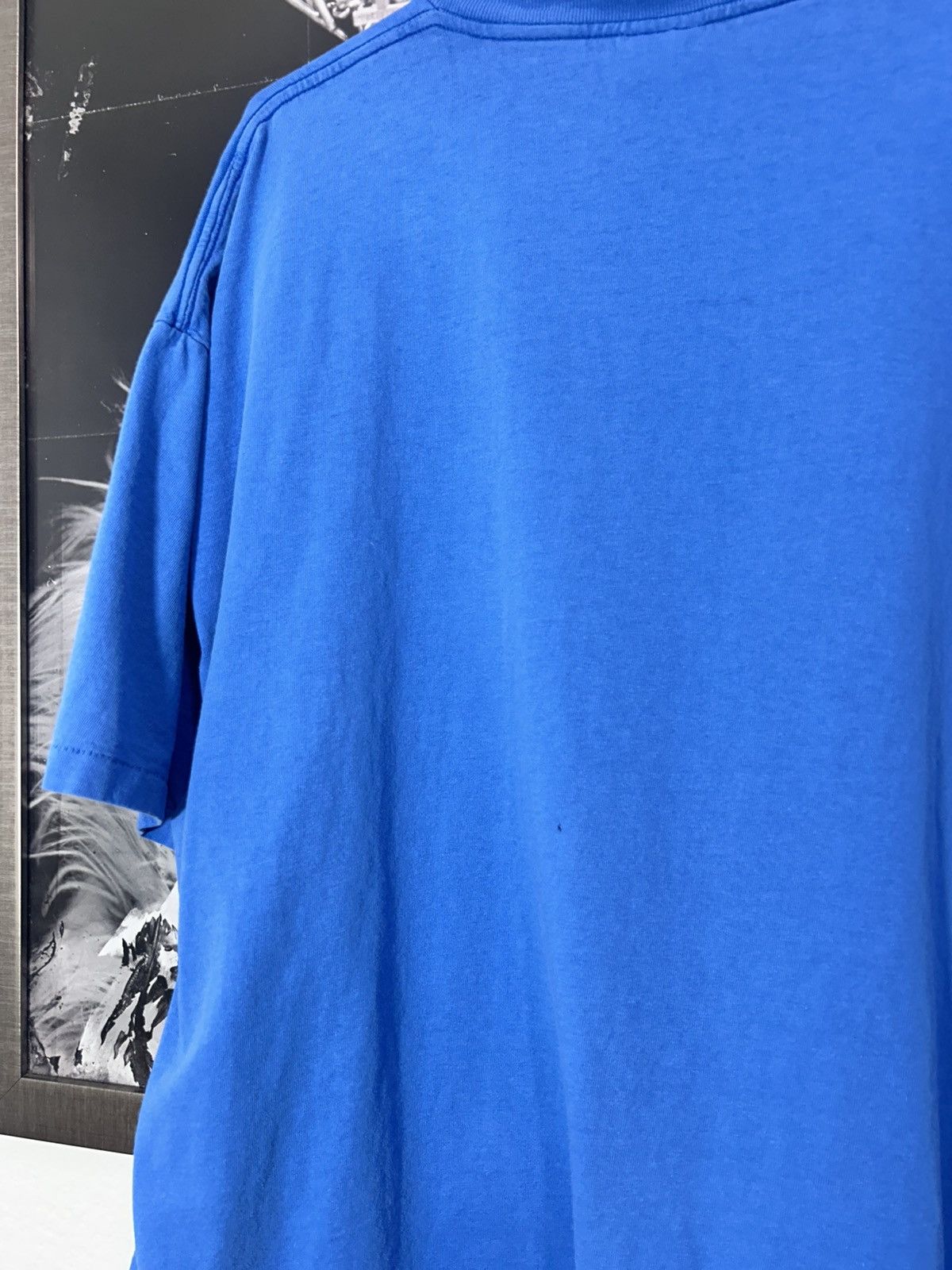 Vintage VINTAGE BLANK BABY BLUE SHIRT 1990’s Size US XL / EU 56 / 4 - 6 Thumbnail