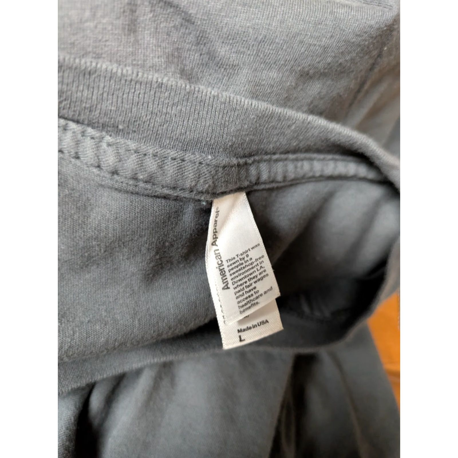 American Apparel Grizzly Peak Ann Arbor MI Logo T Shirt Adult Large Gray Cotton American Apparel Beer Graphic Tee Mens Size US L / EU 52-54 / 3 - 3 Thumbnail