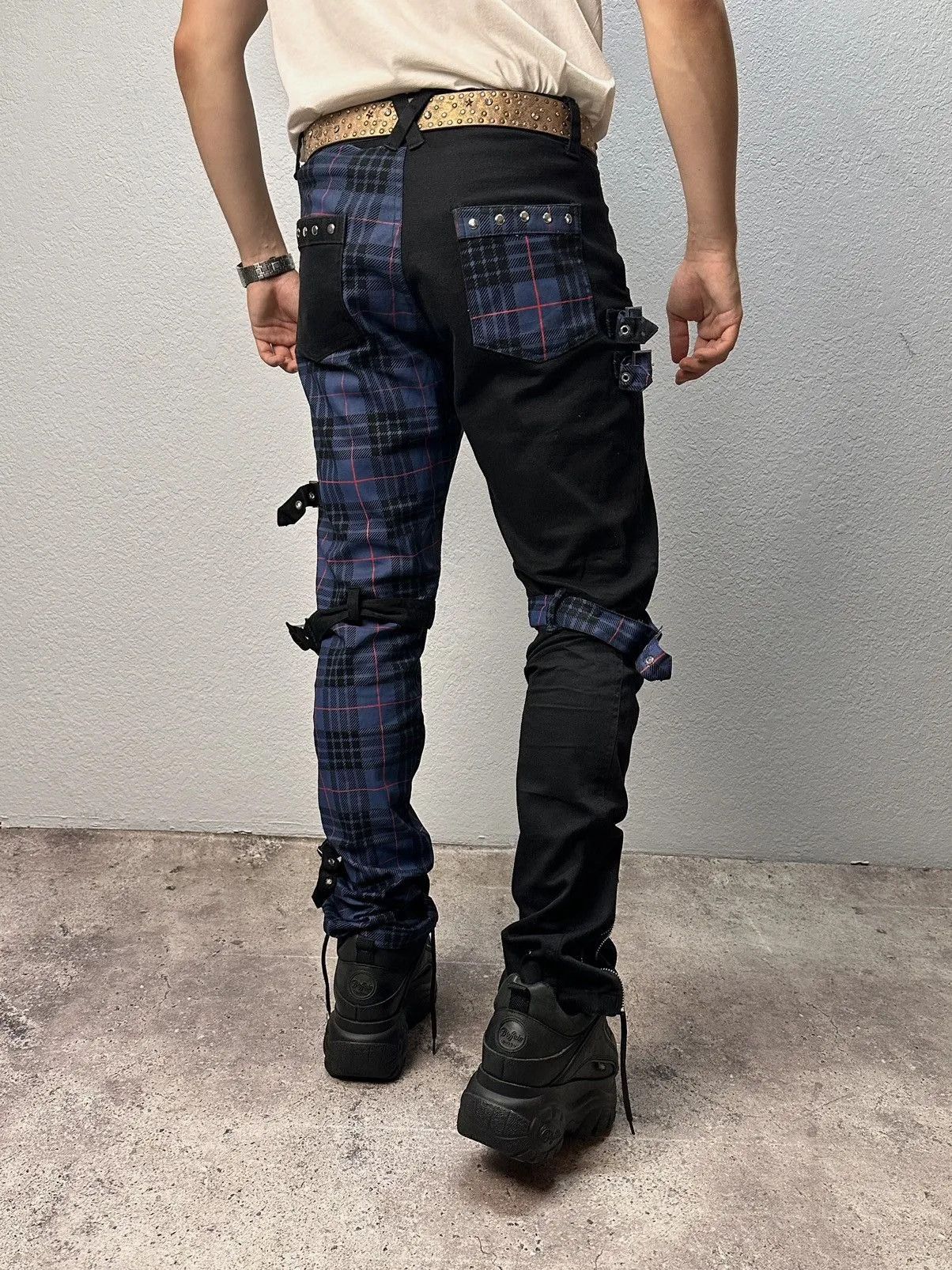 Gotcha 👉 Vintage Gothicana EMP Y2K Gothic Pants Metal Style Size US 34 / EU 50 - 12 Thumbnail