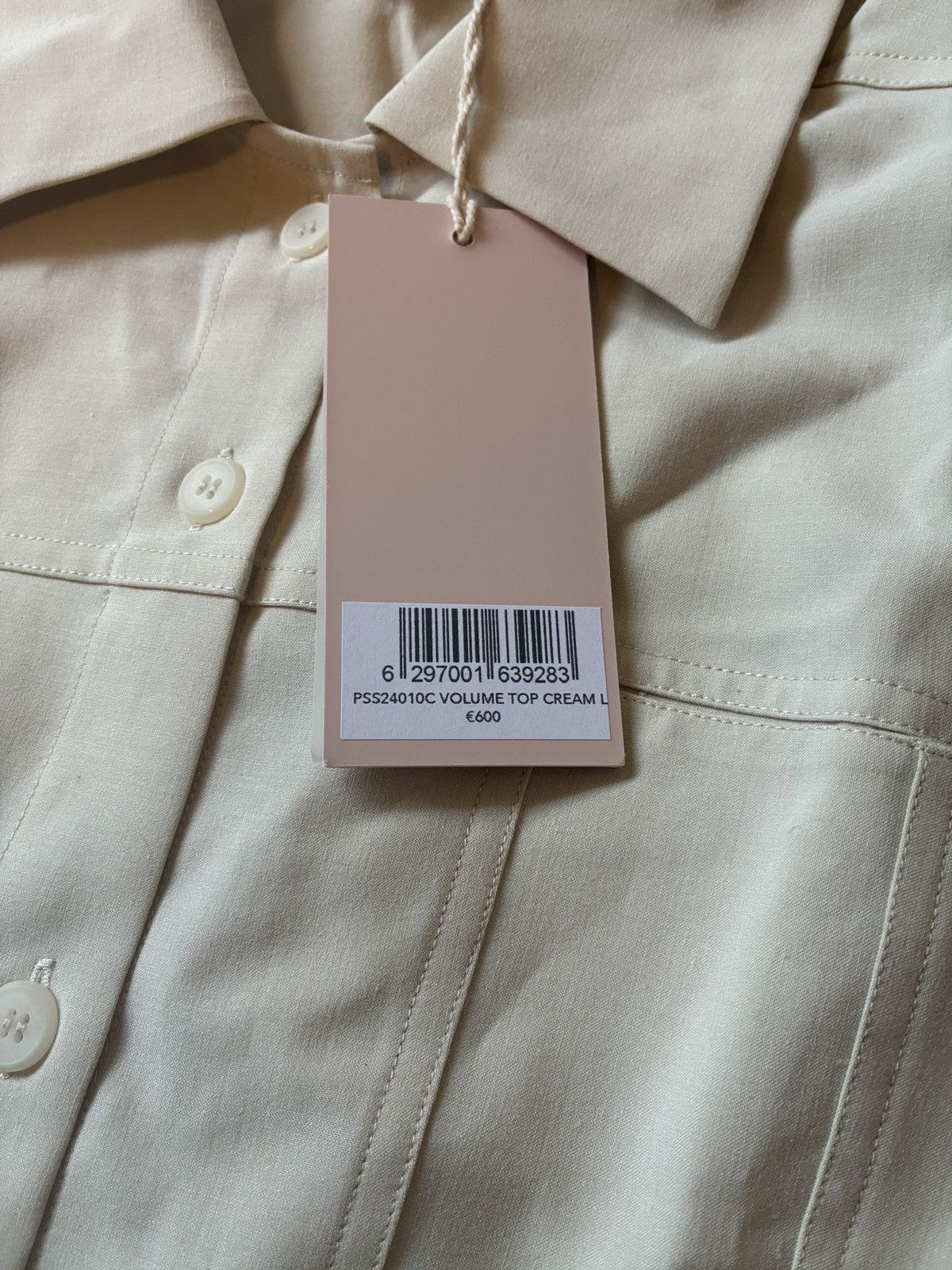 Other Abadia Ethnic Cream Button Up Shirt Size L / US 10 / IT 46 - 6 Thumbnail