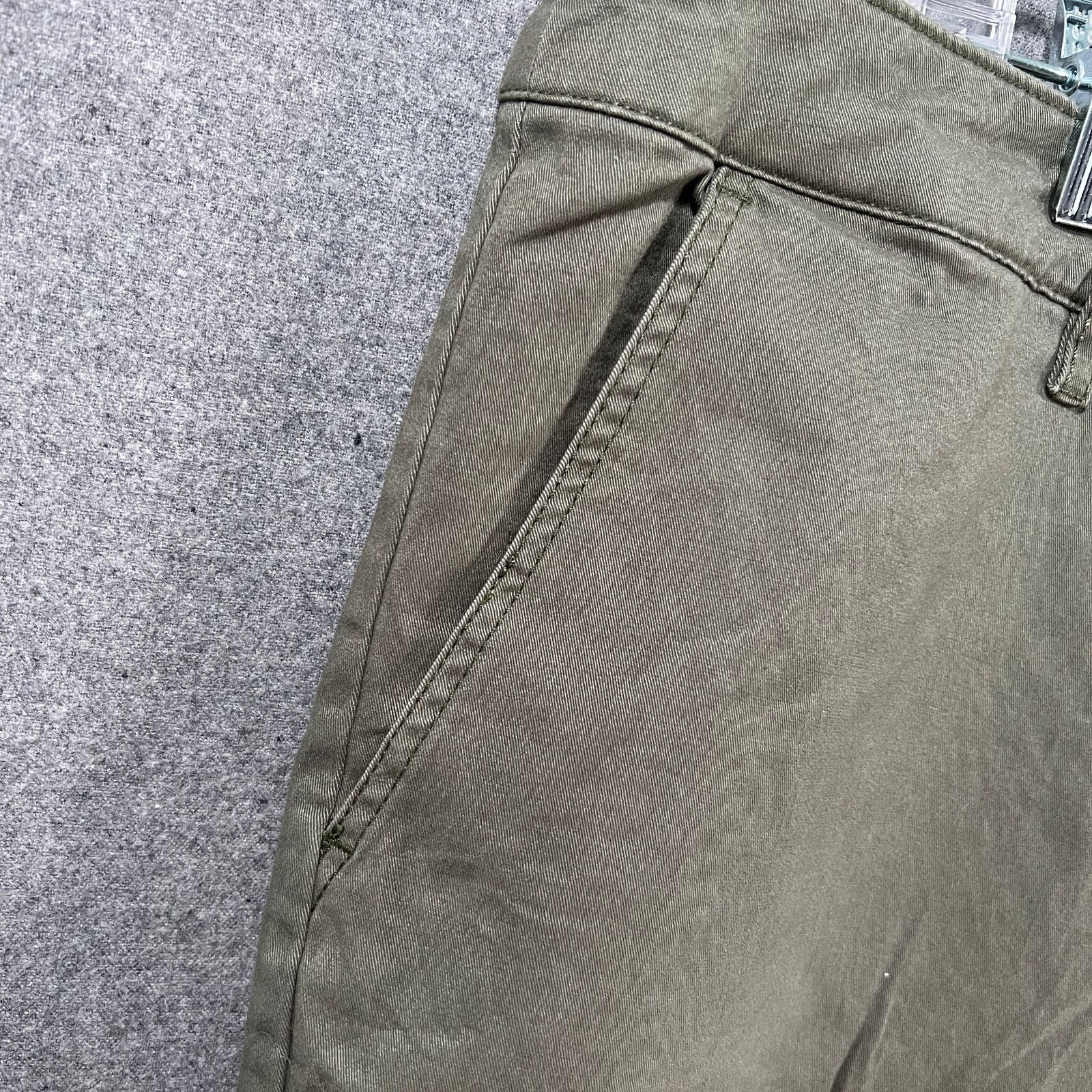 Other Denim & Co. EasyWear Twill Wide Les Crop with Frey Hem Dar Size 38" / US 16 / IT 52 - 9 Thumbnail