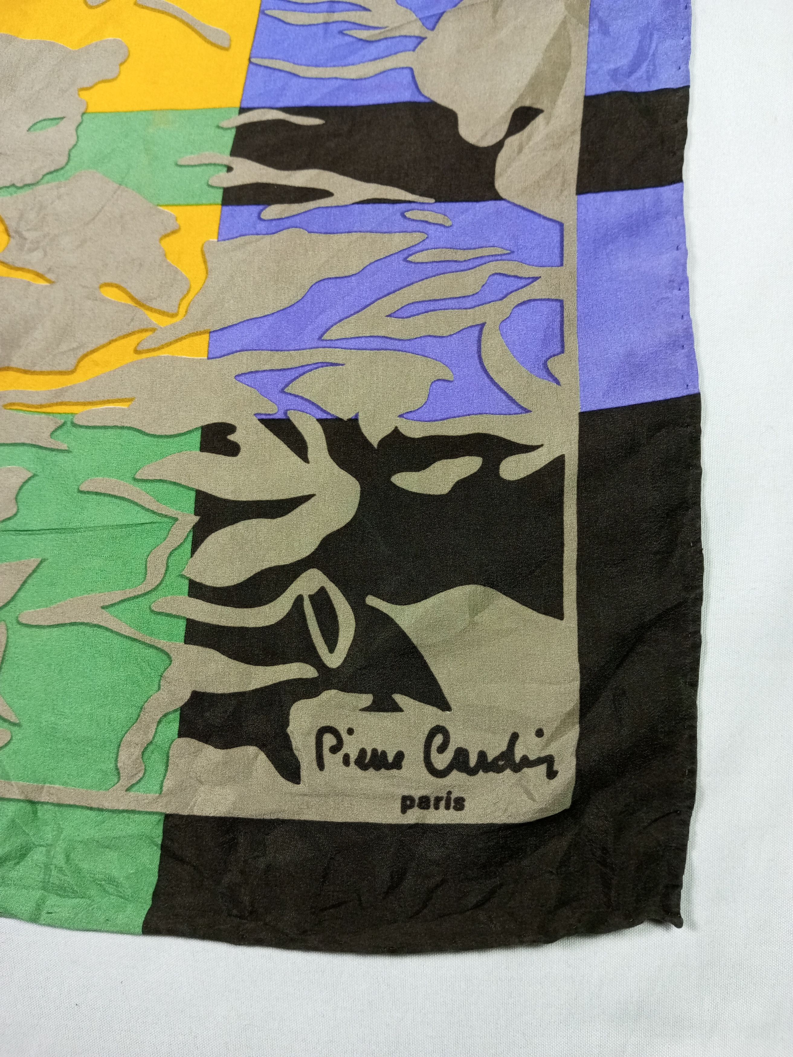 Pierre Cardin × Vintage Vintage Pierre Cardin Silk Scarf Size ONE SIZE - 8 Thumbnail