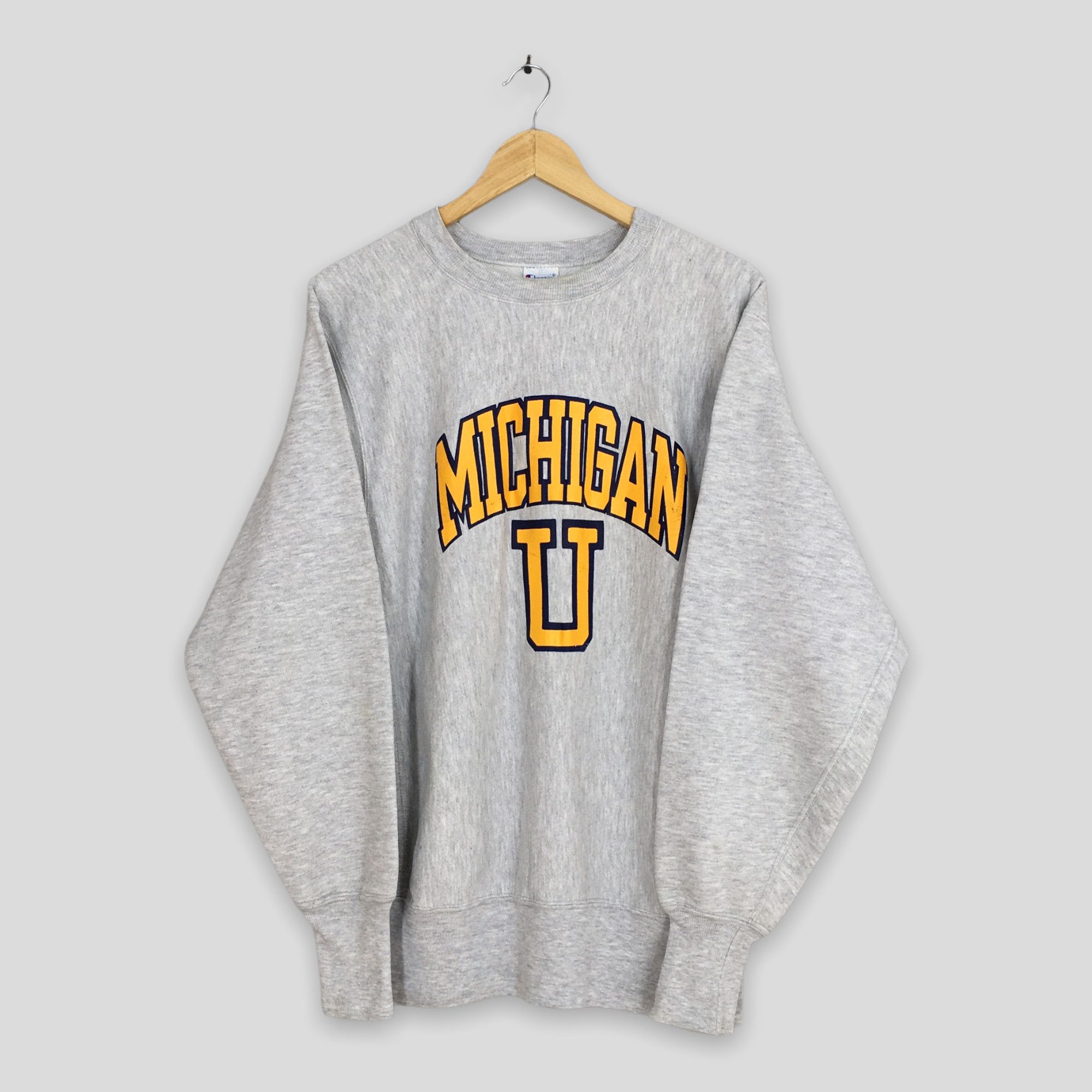 Champion Vintage 80s Champion University Of Michigan Sweatshirt Large Size US L / EU 52-54 / 3 - 1 Thumbnail