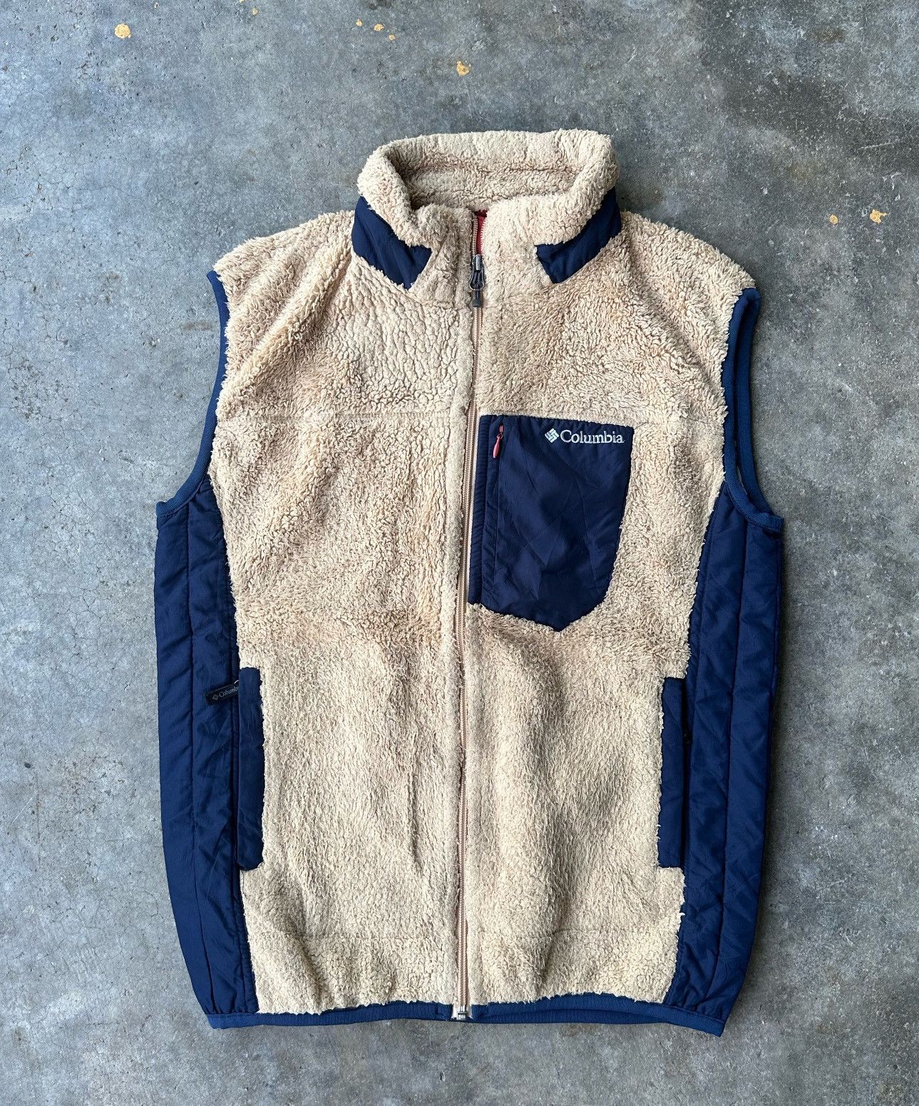Columbia deep pile vest