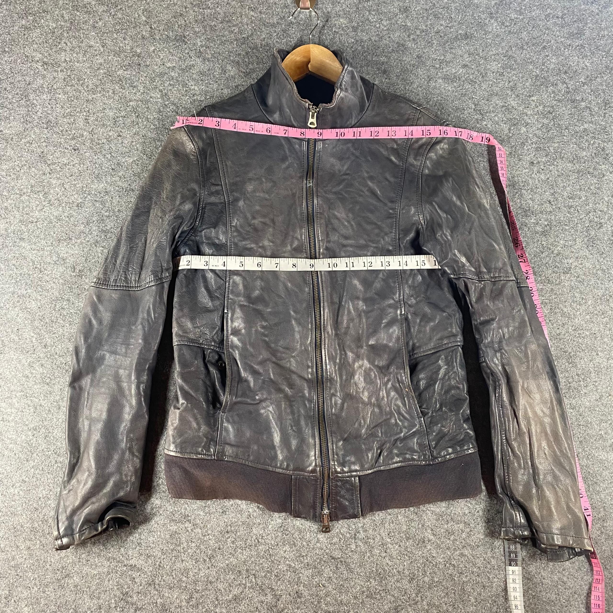 Vintage Shama Motorcycles Leather Jacket