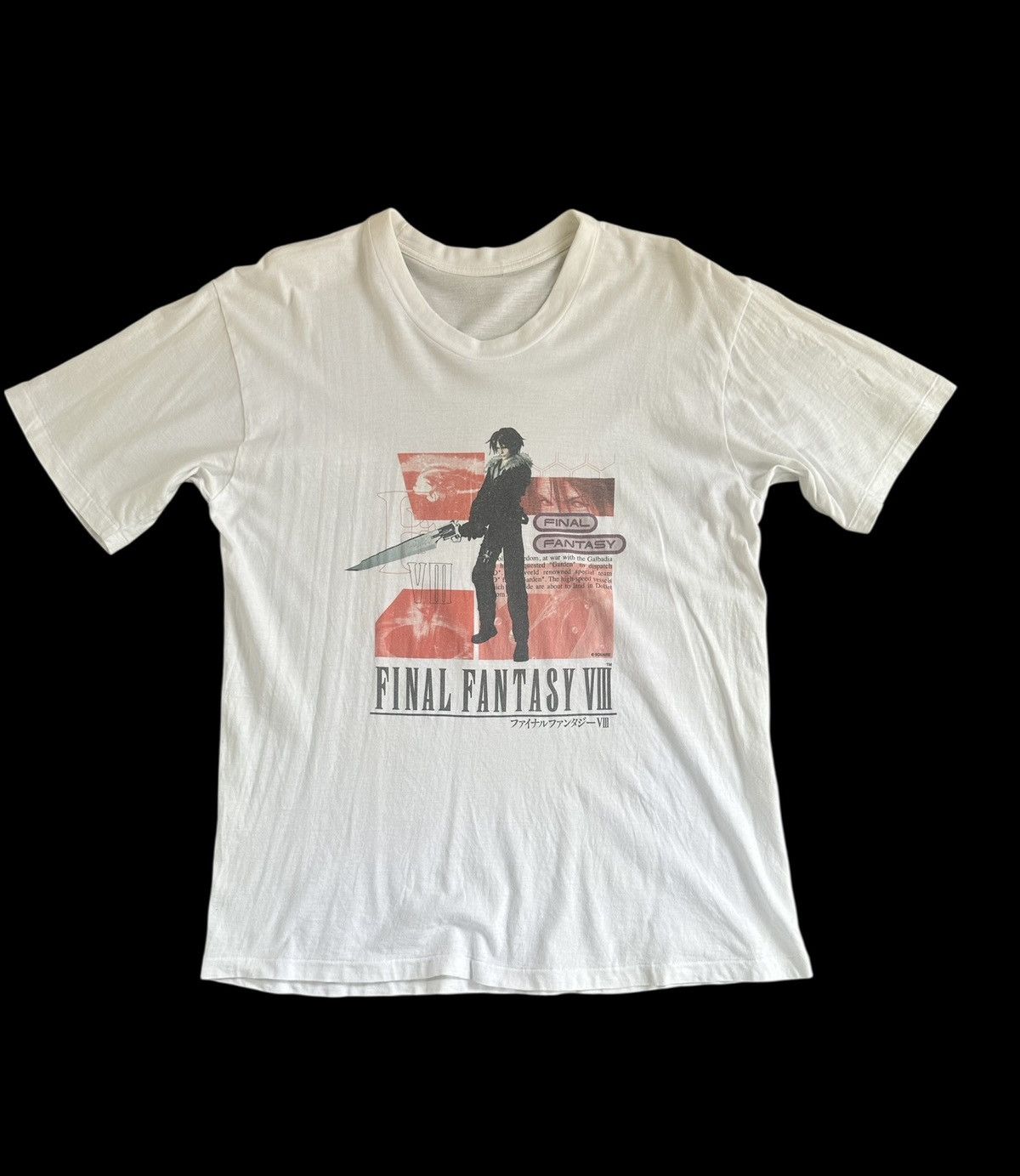 Anime Vtg 90s Final Fantasy viii tee Size US M / EU 48-50 / 2 - 1 Thumbnail