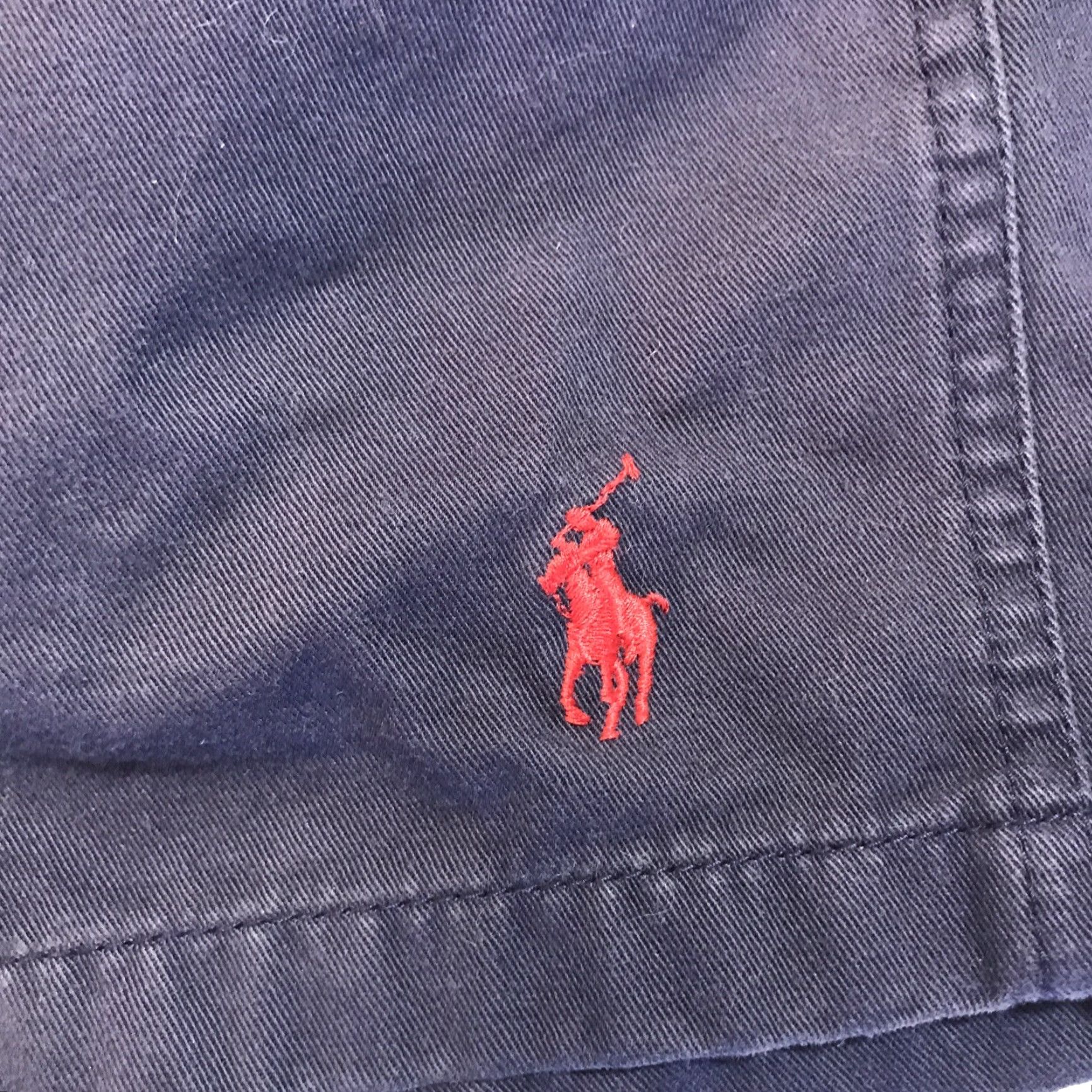 Polo Ralph Lauren VINTAGE Polo Ralph Lauren Mens Shorts Stadium Blue Pony L 32-34 Cotton Chino 8 in Inseam Athletic Casual Polo Ralph Lauren Mens Shorts Blue 80s 90s Size US XS / EU 42 / 0 - 2 Thumbnail