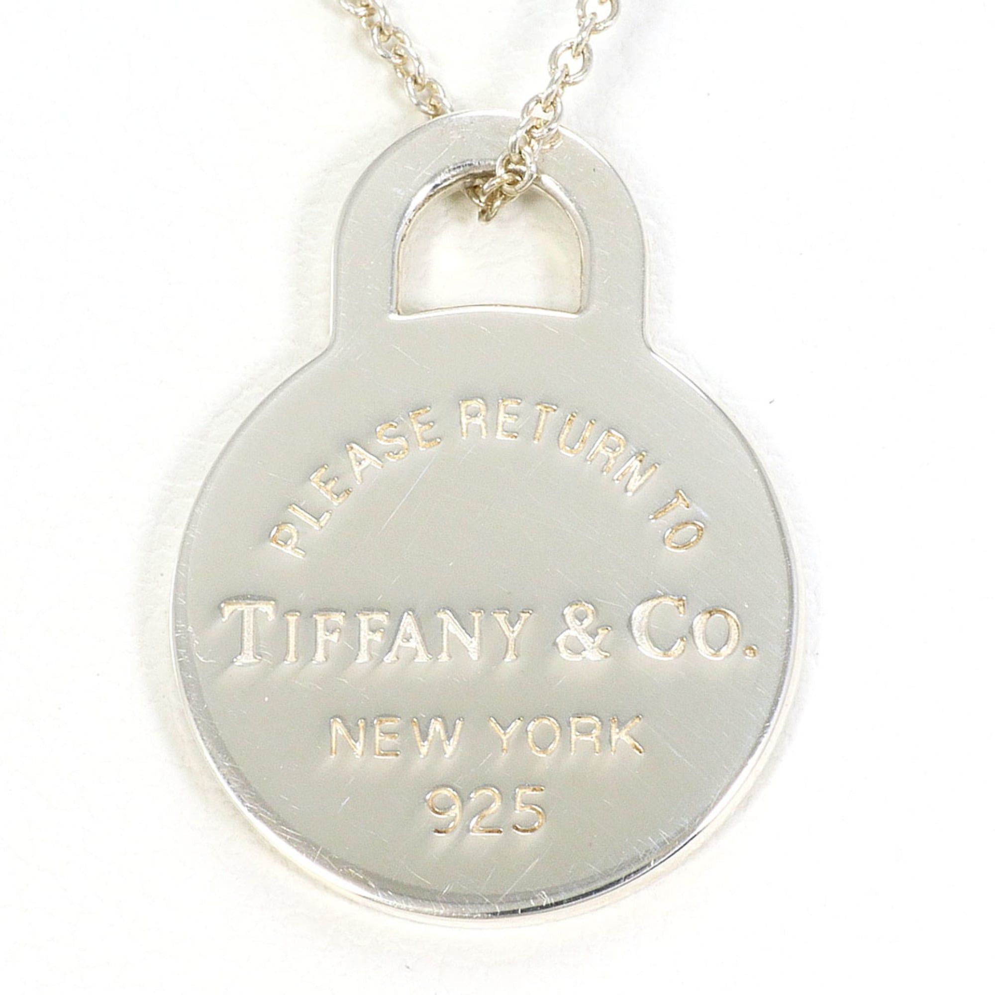 Tiffany & Co. Tiffany & Co. Return to Sterling Silver Necklace, Approx. 16.5 inches (40cm), Total Weight: 3.6g, Free Shipping, Like New, Gift Wrapping Size ONE SIZE - 1 Thumbnail