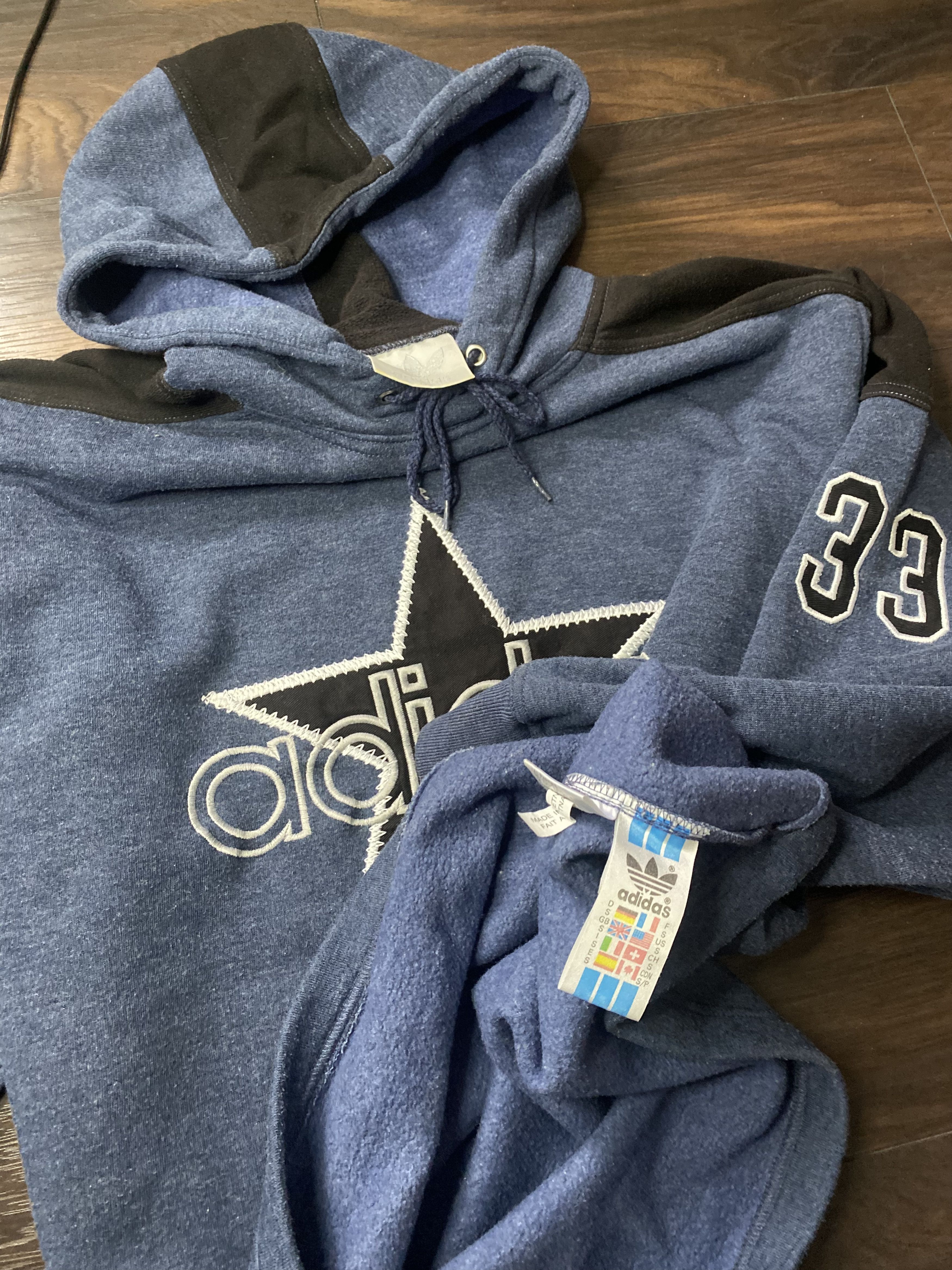 Adidas Adidas Vintage oversize hoodie 90s Size US M / EU 48-50 / 2 - 4 Thumbnail