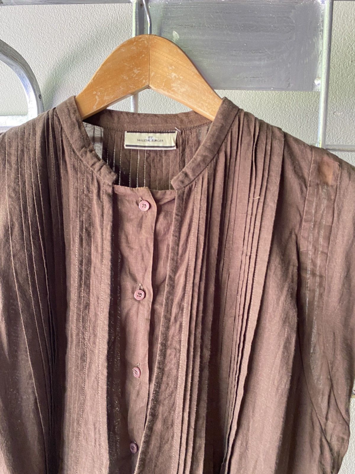 By Malene Birger Malene Birger brown blouse Size ONE SIZE - 16 Thumbnail
