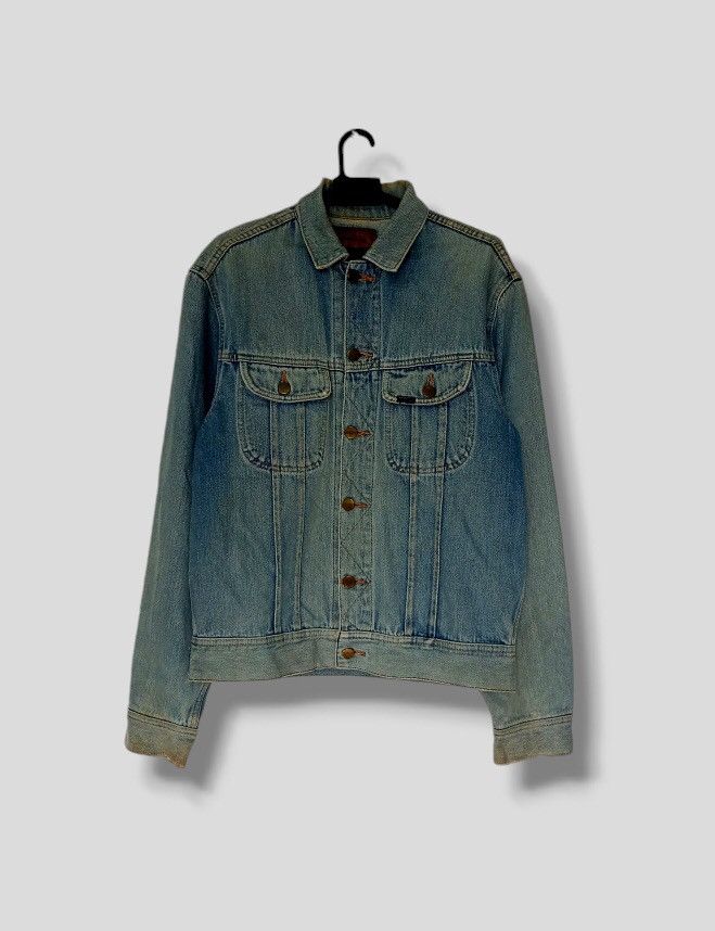 Edwin A05 Vintage Edwin Denim Trucker Jacket Size US L / EU 52-54 / 3 - 1 Thumbnail