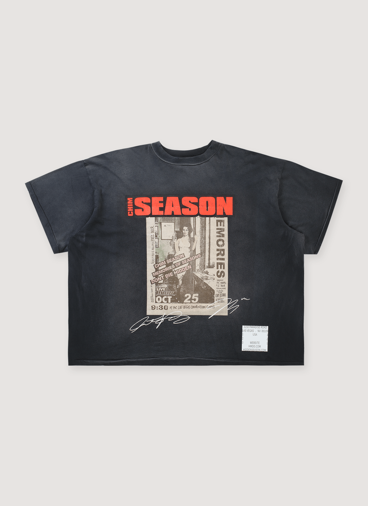 Complexcon Exclusive Hidden Season Tee Vintage Black