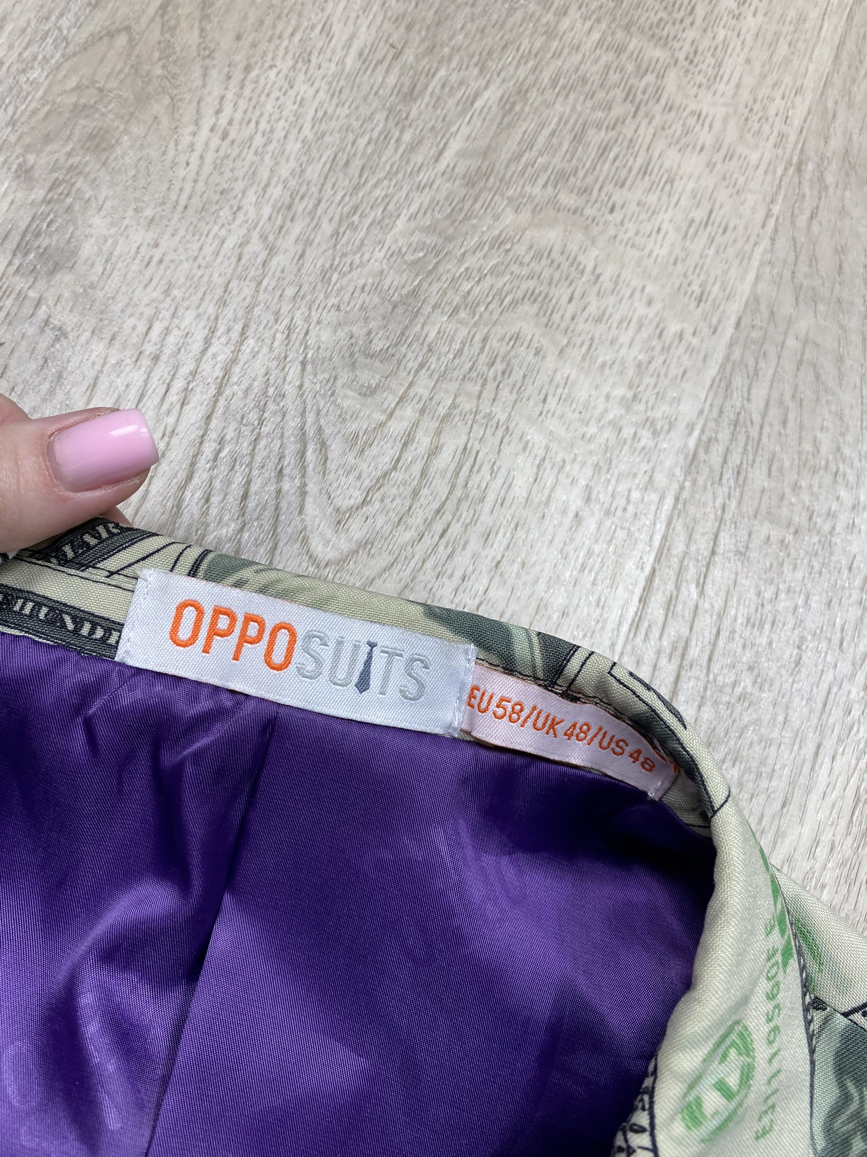Other Oppo Suits Vintage $100 Franklin Graphics Blazer + Pants Size 48R - 5 Thumbnail