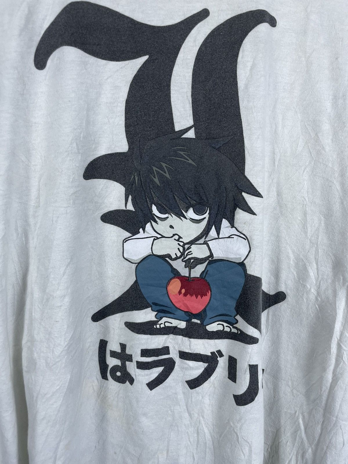 Anime × Japanese Brand × Vintage Vintage Death Note Lawlite Anime Manga Shirt Size US XL / EU 56 / 4 - 2 Thumbnail