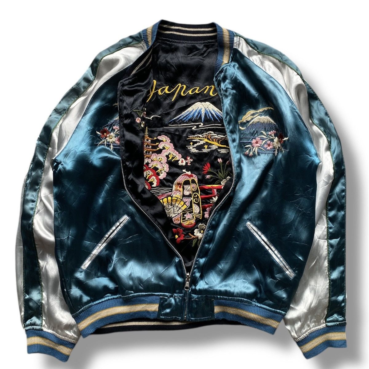 Japanese Brand 🔥RARE🔥 SUKAJAN JAPAN REVERSIBLE JACKET Size US M / EU 48-50 / 2 - 1 Thumbnail