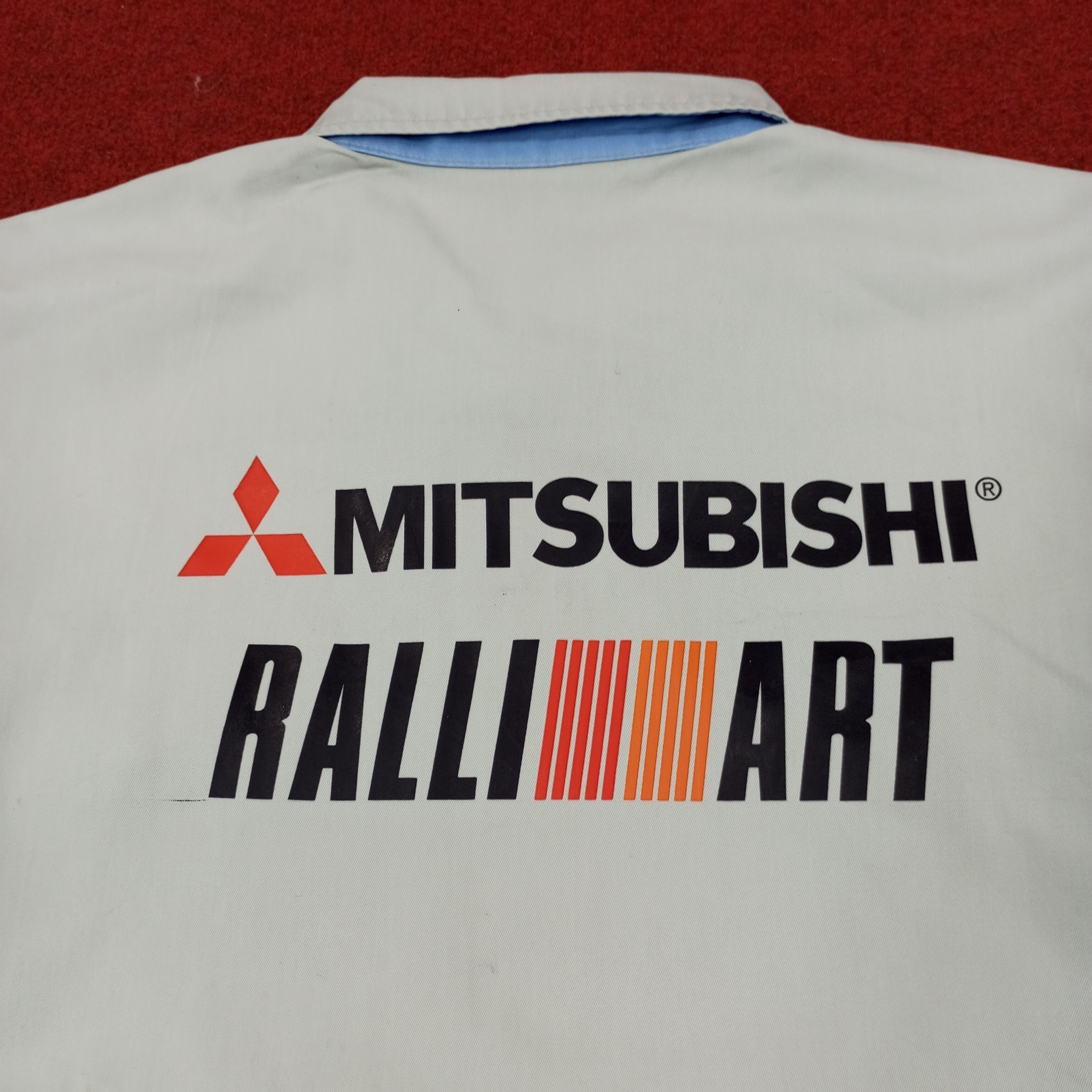 Japanese Brand × Vintage Mitsubishi Ralli Art Japanese Motorsports Custom Art Jacket Size US XL / EU 56 / 4 - 2 Thumbnail