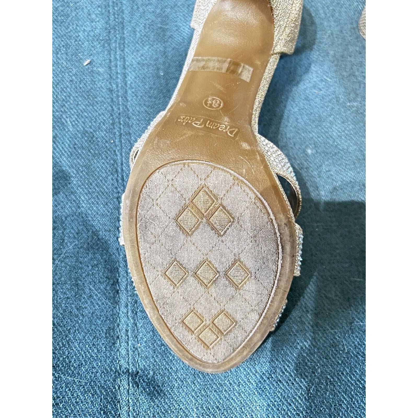 Other DREAM PAIRS Wmn Open Toe Med Heel Sandals Party Shoes Sz 8.5 Size US 8.5 / IT 38.5 - 12 Thumbnail