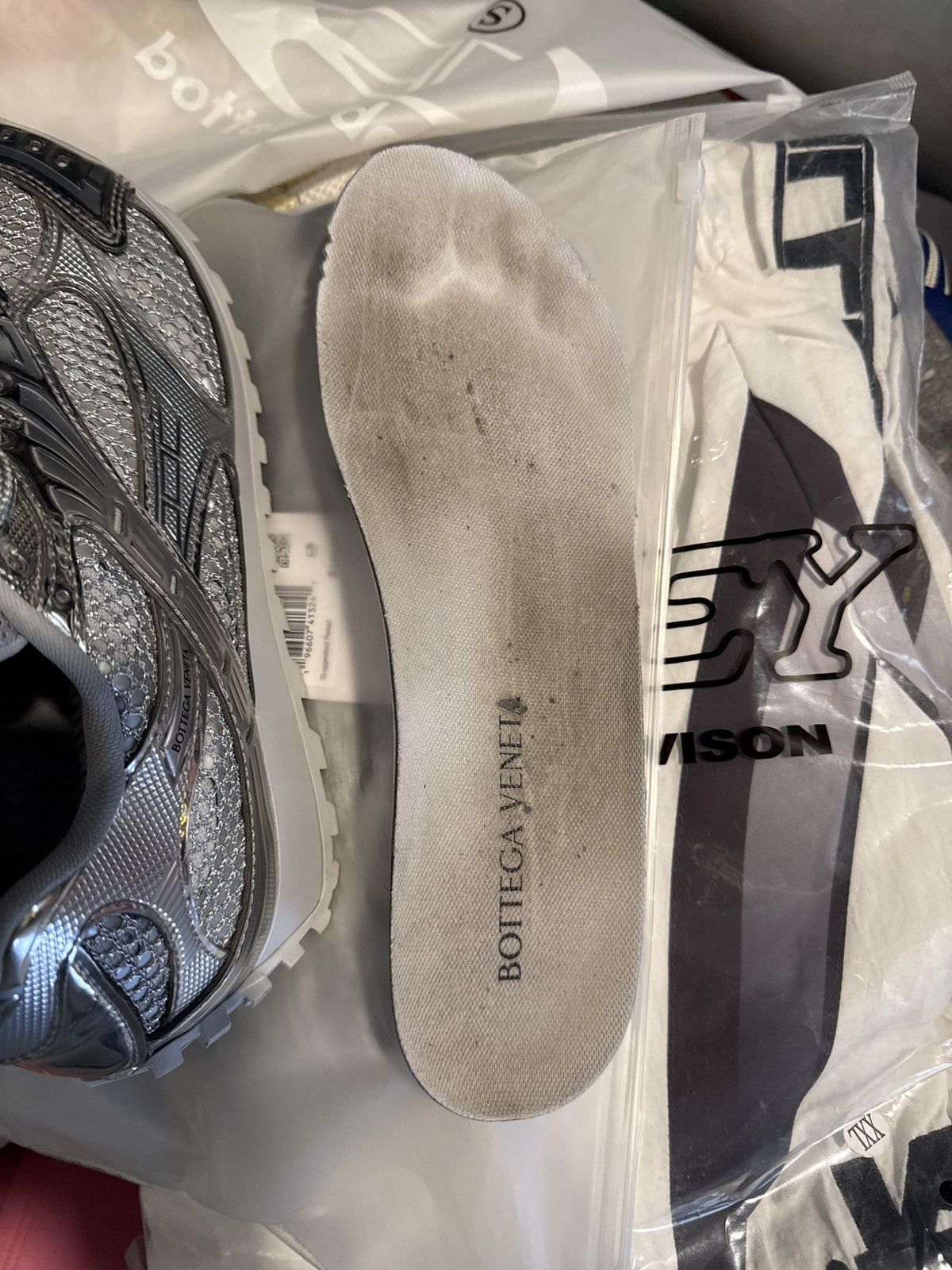 Bottega Veneta Bottega veneta orbit silver Size US 5.5 / EU 38 - 14 Thumbnail