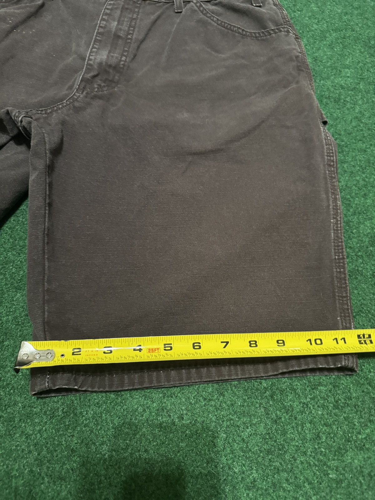 Dickies × Vintage Y2K Dickies Brown Carpenter Jorts Mens 36 Waist 12” Shorts Size US 36 / EU 52 - 6 Thumbnail