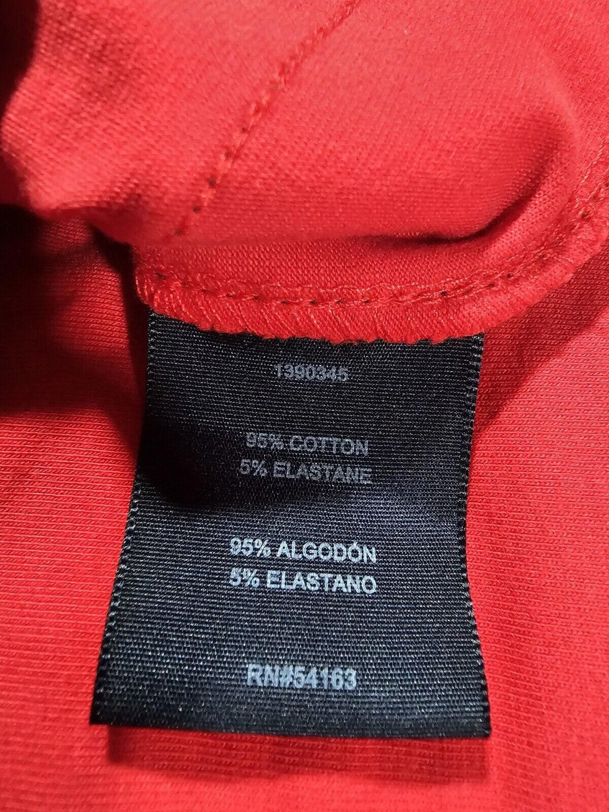 Tommy Hilfiger Tommy Hilfiger Women's Side Striped Red T-Shirt Dress SZ M Size M / US 6-8 / IT 42-44 - 7 Thumbnail
