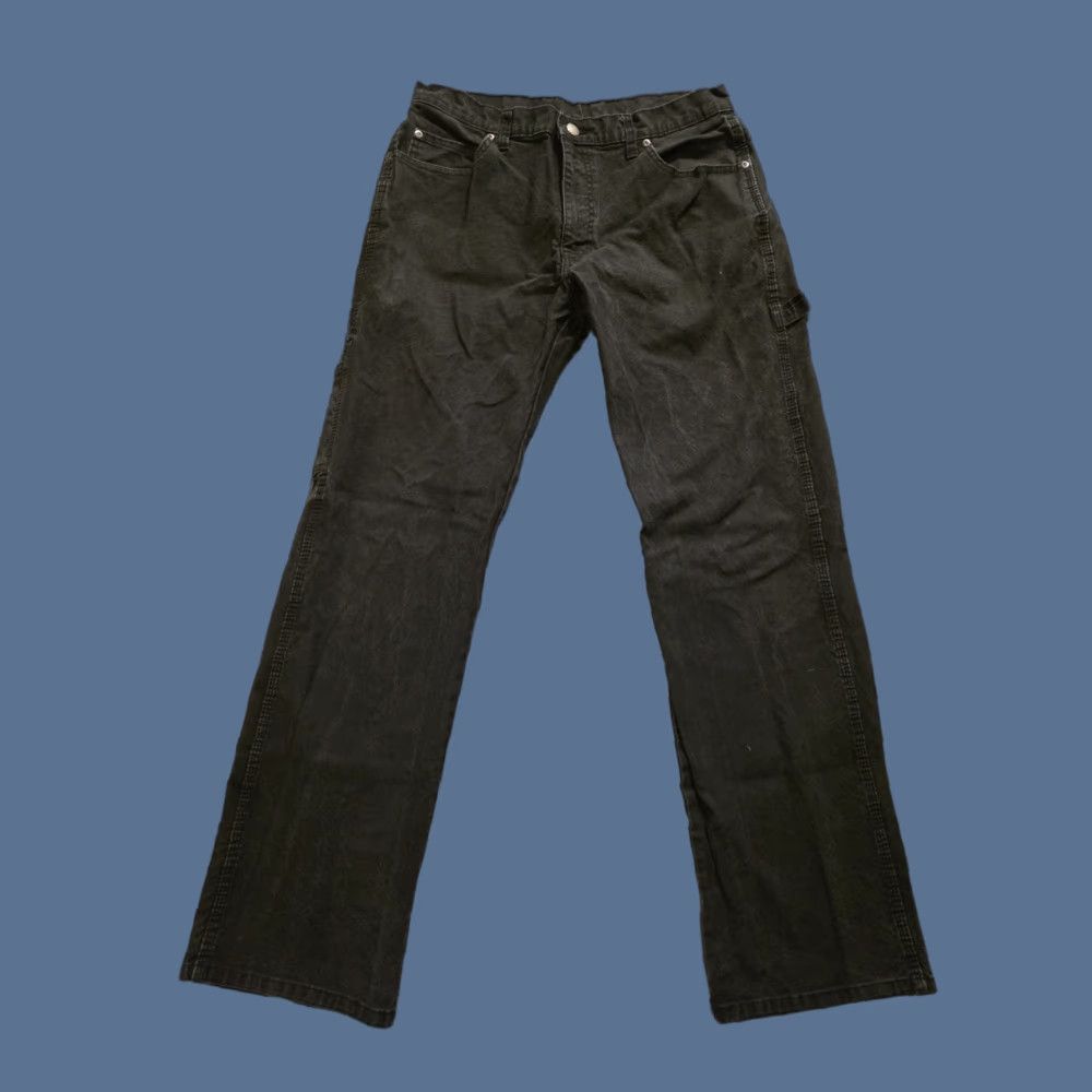 Dickies VINTAGE Dickies Pants Canvas Carpenter Y2K Black Faded 33x32 Men's Grunge Streetwear Logo Workwear Casual Relaxed Straight Modern Size US 33 - 1 Thumbnail