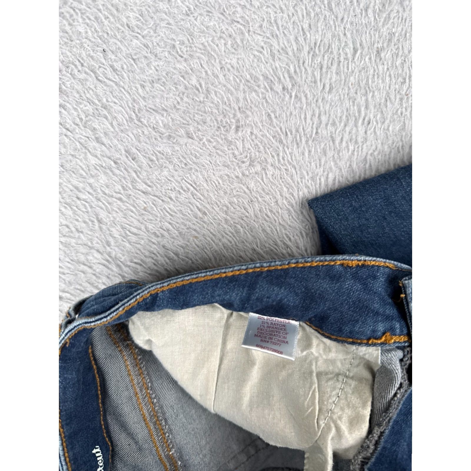 Vintage SO Jeans Juniors 9 Blue Denim Bootcut Low Rise Cotton Blend Medium Wash 28x29 Women Jeans Boots? Size 30" / US 8 / IT 44 - 7 Thumbnail