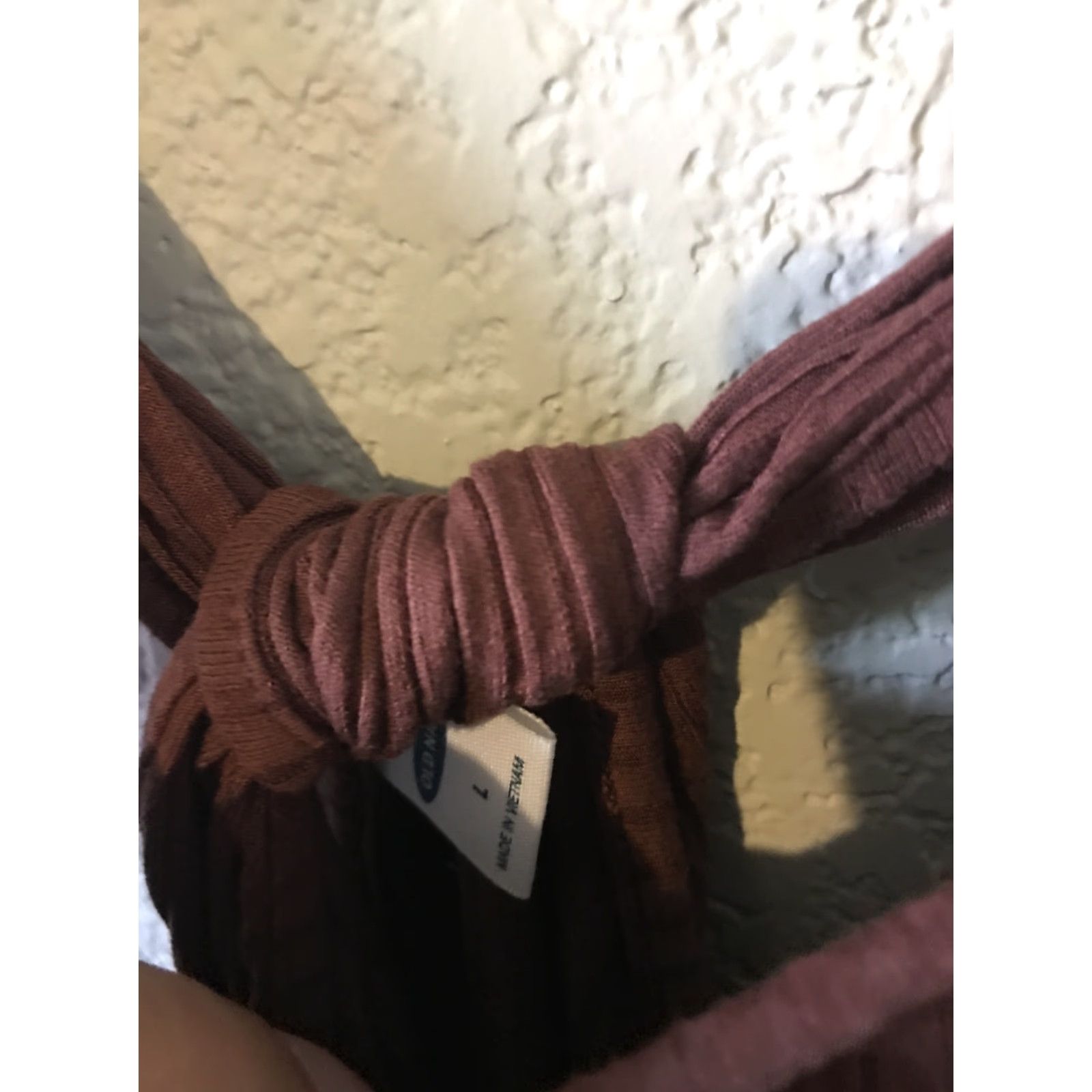 Old Navy OLD NAVY Tank Top Brown Women's Size L Sleeveless Round Neck Cotton Casual Summer Classic Regular Size L / US 10 / IT 46 - 2 Thumbnail