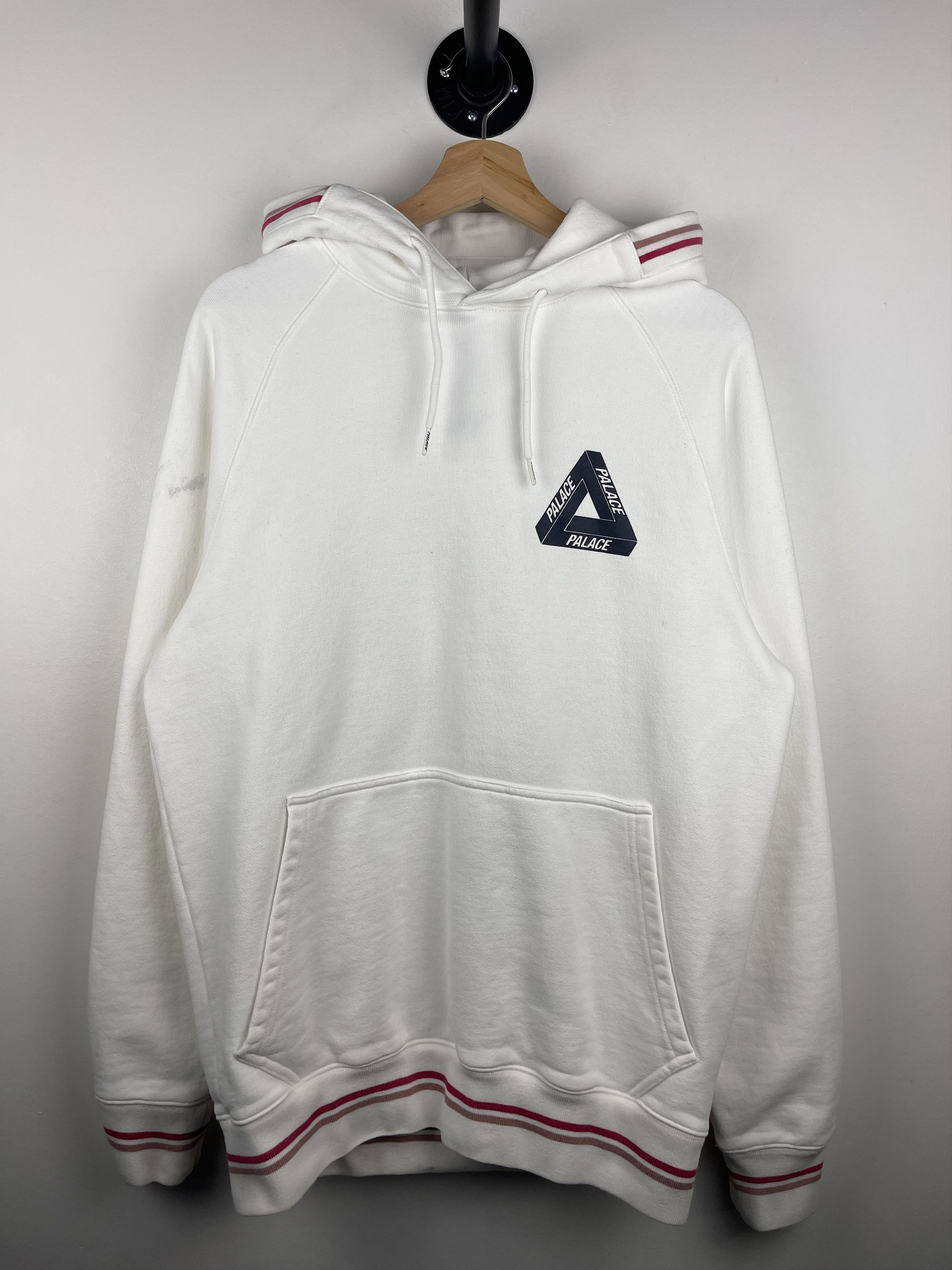 Palace Palace nike tri swoosh hoodie white | Grailed