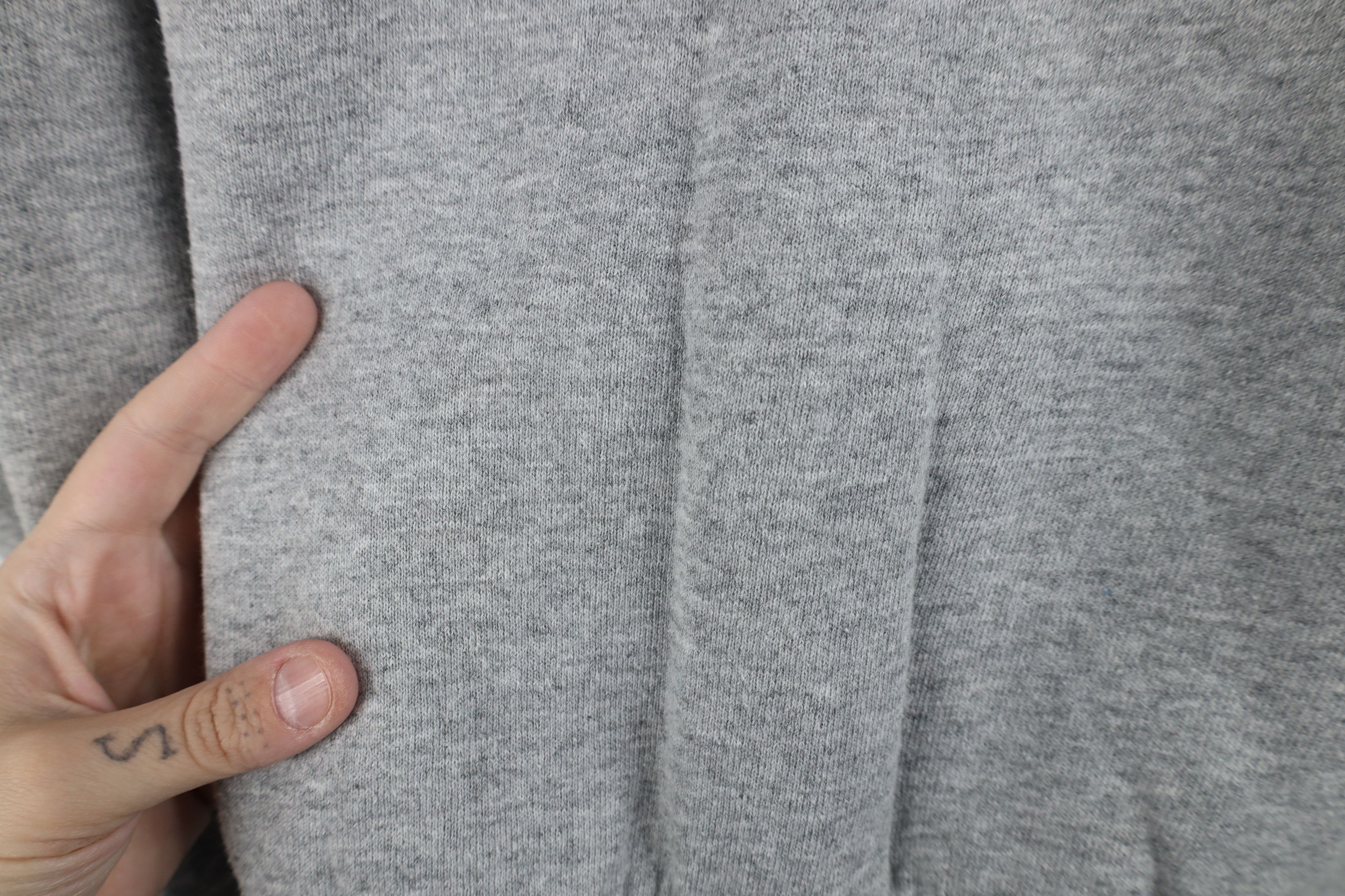 Vintage Vintage 90s Streetwear Crewneck Sweatshirt Heather Gray USA Size M / US 6-8 / IT 42-44 - 4 Thumbnail