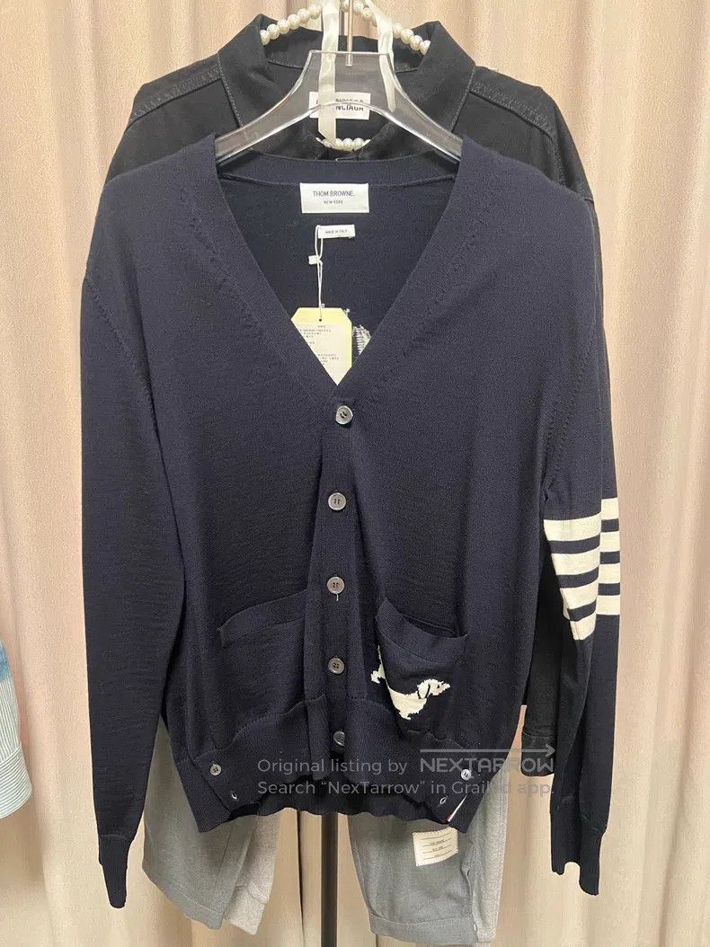 Thom Browne Thom Browne Lobster Wool Open-Cardigan Size US L / EU 52-54 / 3 - 1 Thumbnail