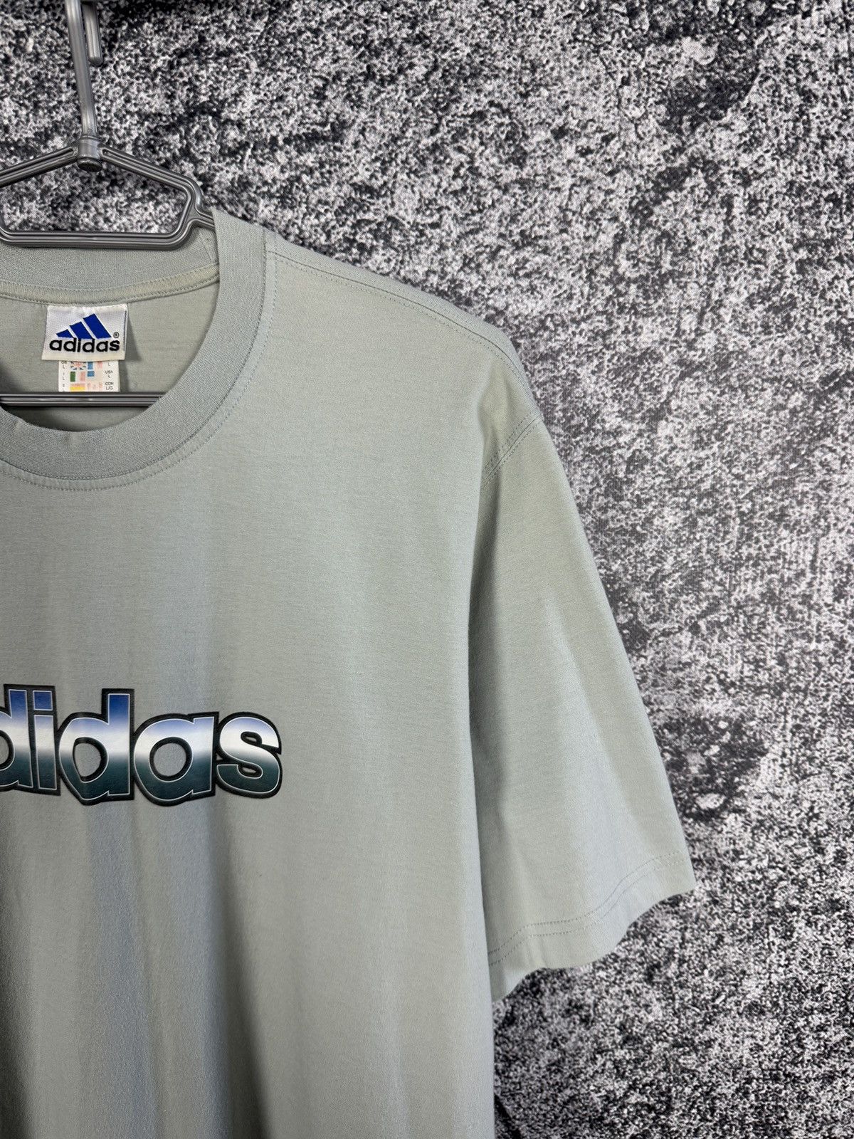 Adidas Men’s Adidas Vintage 90s T-Shirt Big Logo Retro Size L Size US L / EU 52-54 / 3 - 2 Thumbnail