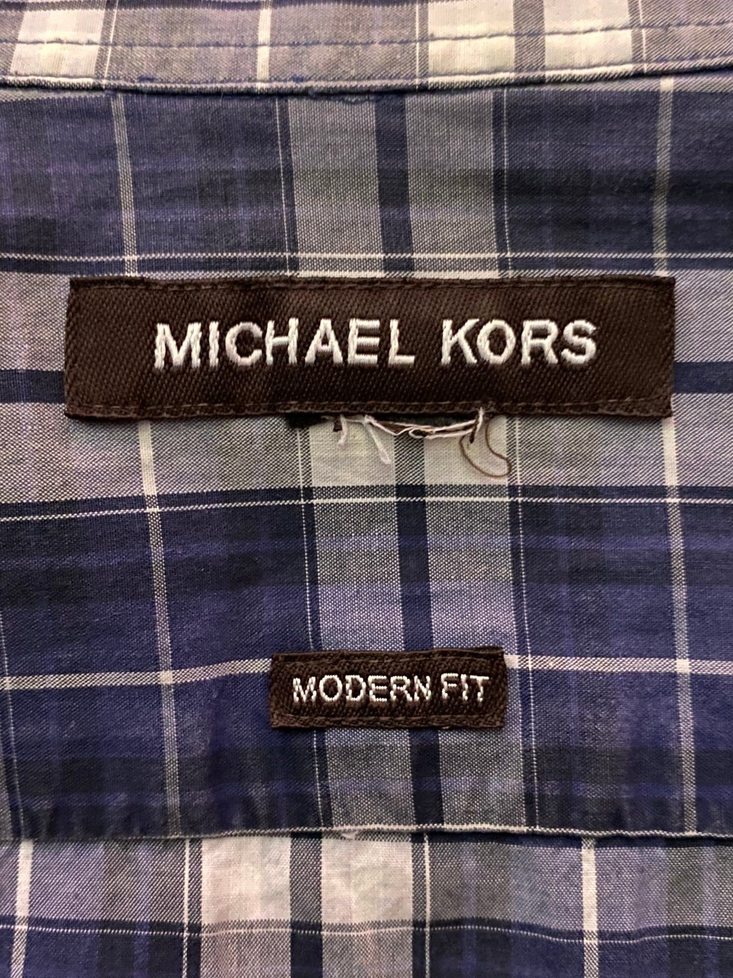Michael Kors × Vintage Michael Kors Vintage Men's Plaid Shirt - M Size US M / EU 48-50 / 2 - 5 Thumbnail