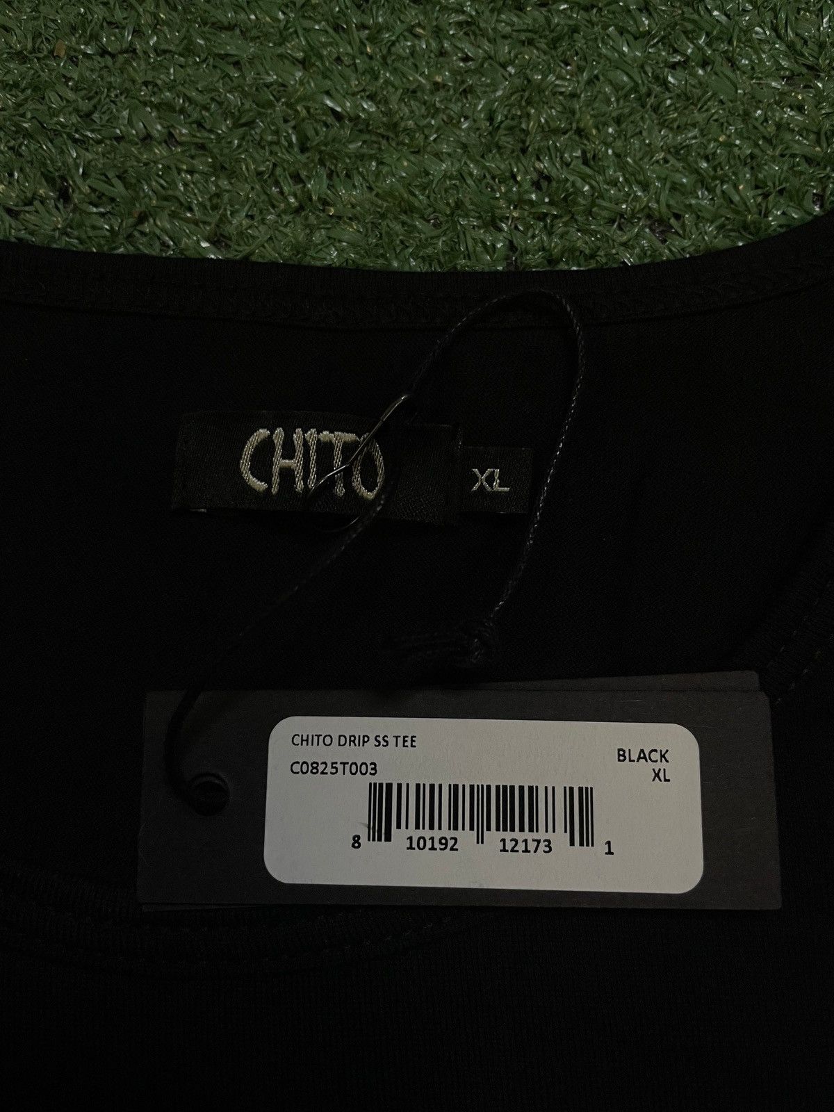 Chito CHITO black & red drip tee Size US L / EU 52-54 / 3 - 3 Thumbnail