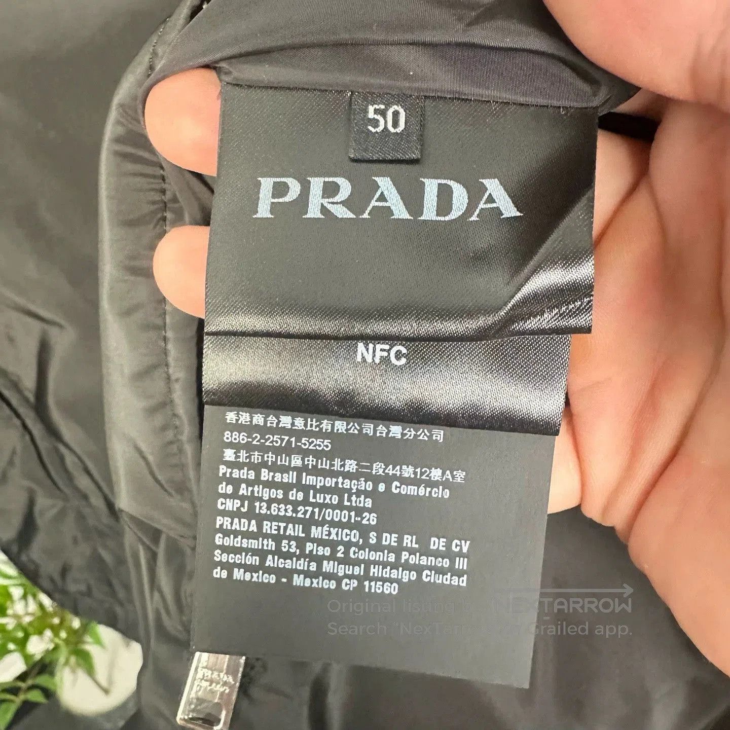 Prada prada classic reversible cotton jacket with logo. Size US L / EU 52-54 / 3 - 4 Thumbnail