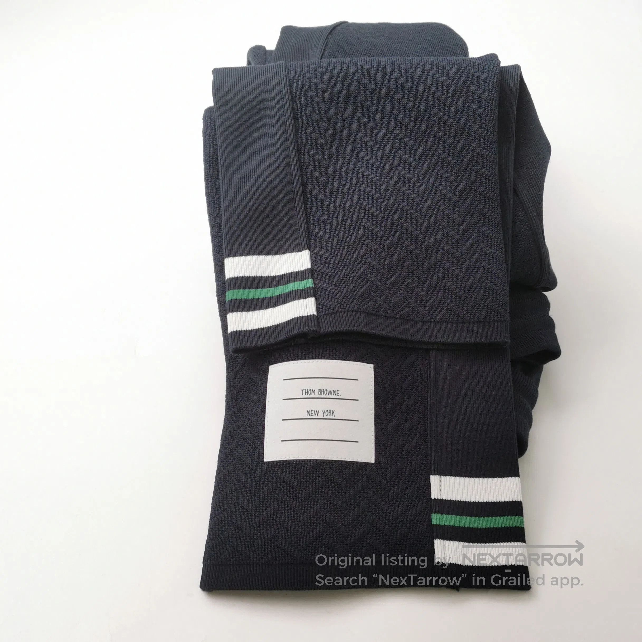 Thom Browne Thom Browne Cotton Striped Drawstring Pants S. Size 24" / US 00 / IT 34 - 1 Thumbnail