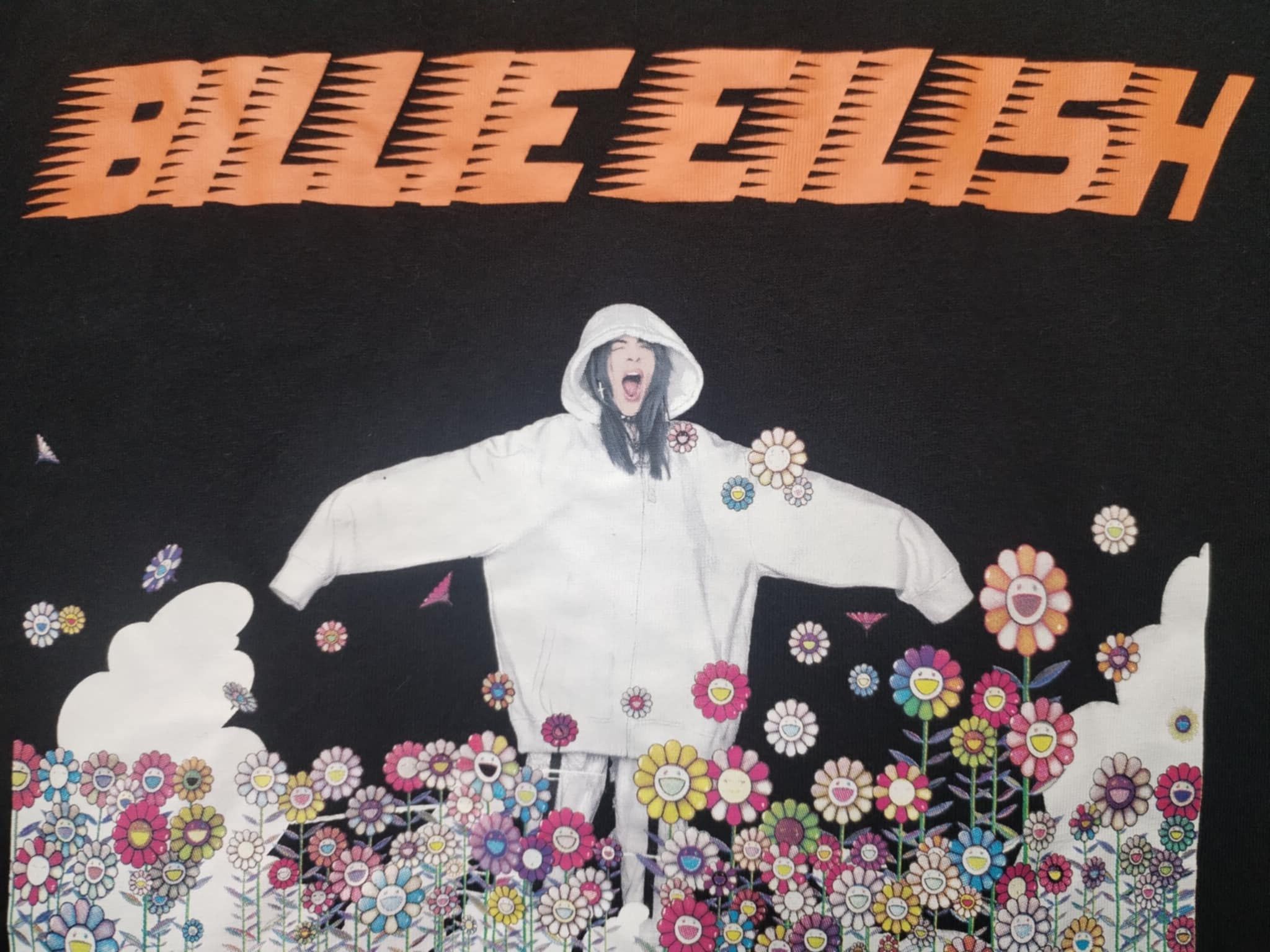 Billie Eilish × Takashi Murakami × Uniqlo BILLIE EILISH TAKASHI MURAKAMI BLACK T-SHIRT Size US S / EU 44-46 / 1 - 3 Thumbnail