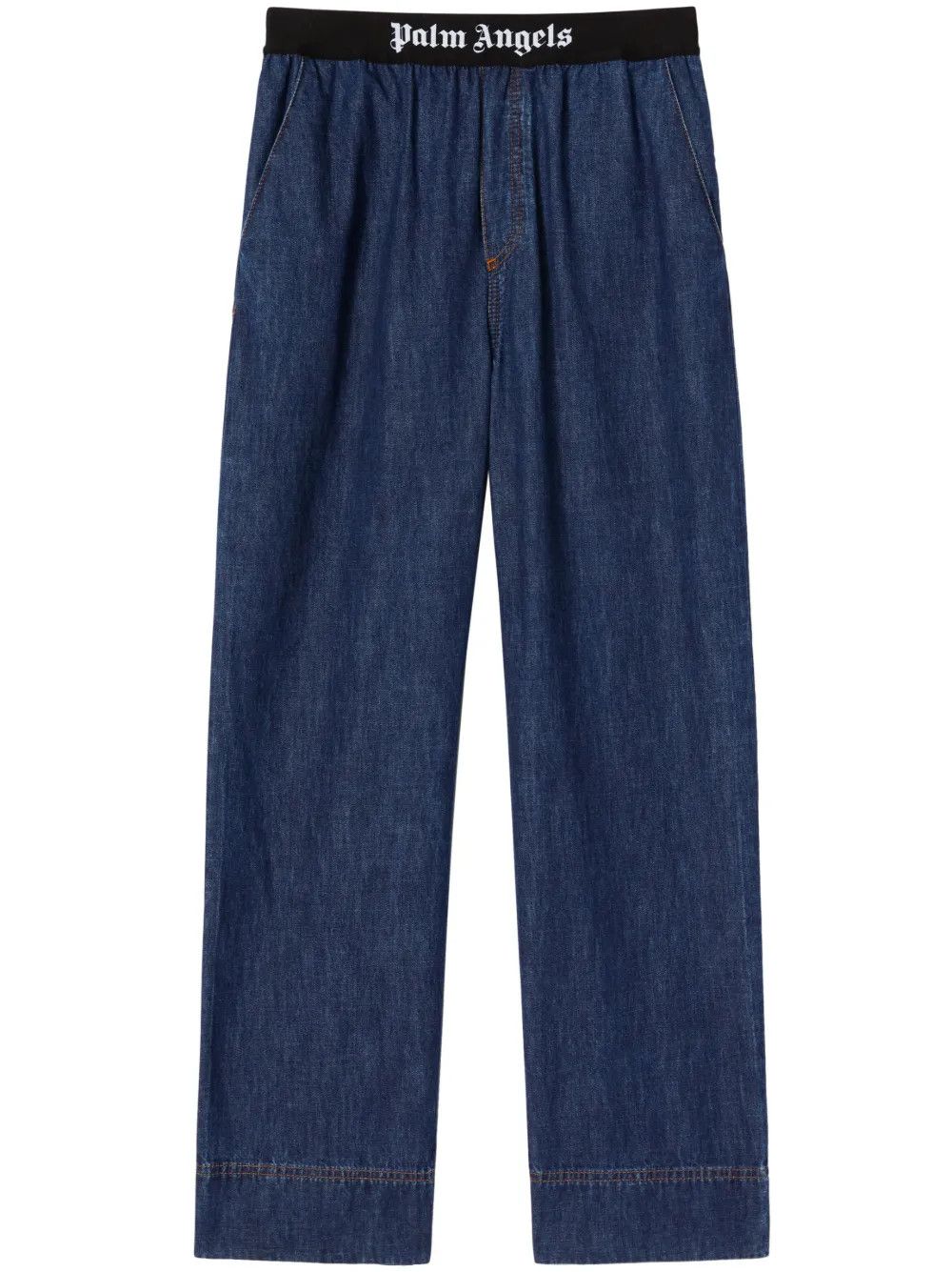Palm Angels o1y1125 Sweatpant in Blue Size 26" / US 2 / IT 38 - 1 Thumbnail