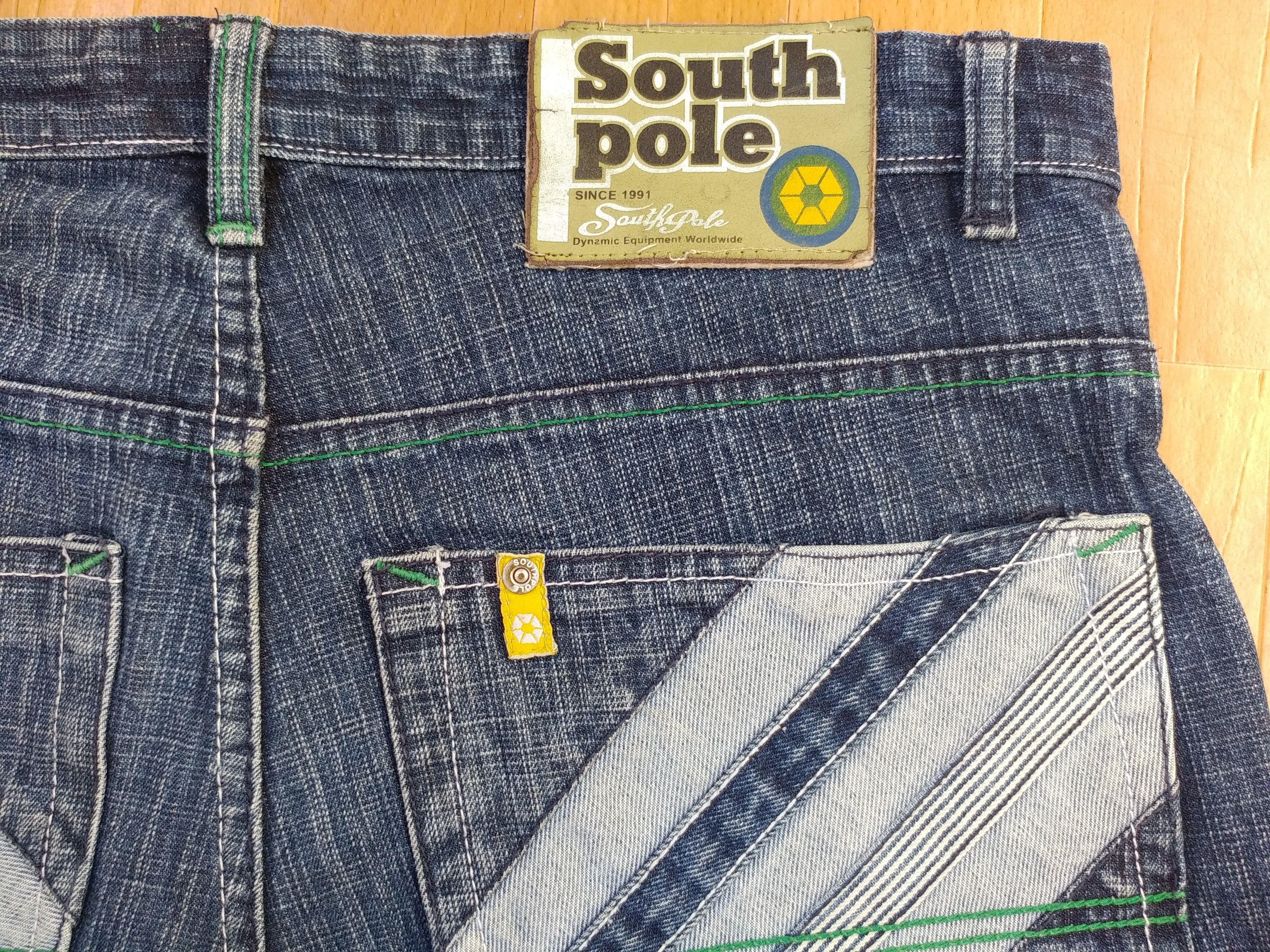 Southpole Southpole shorts, vintage hip hop baggy jeans, 90s size W 32 Size US 32 / EU 48 - 6 Thumbnail