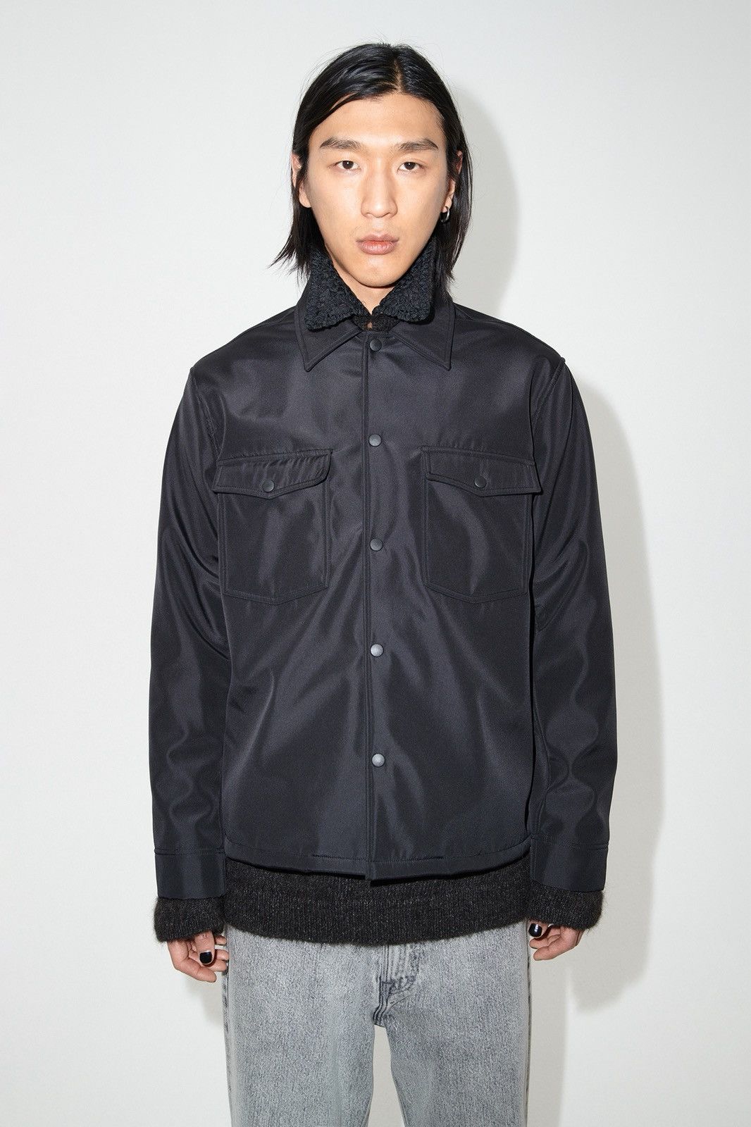 Our Legacy Our Legacy EVENING COACH JACKET Black Fleecy Tech - Size 52 Size US L / EU 52-54 / 3 - 1 Thumbnail