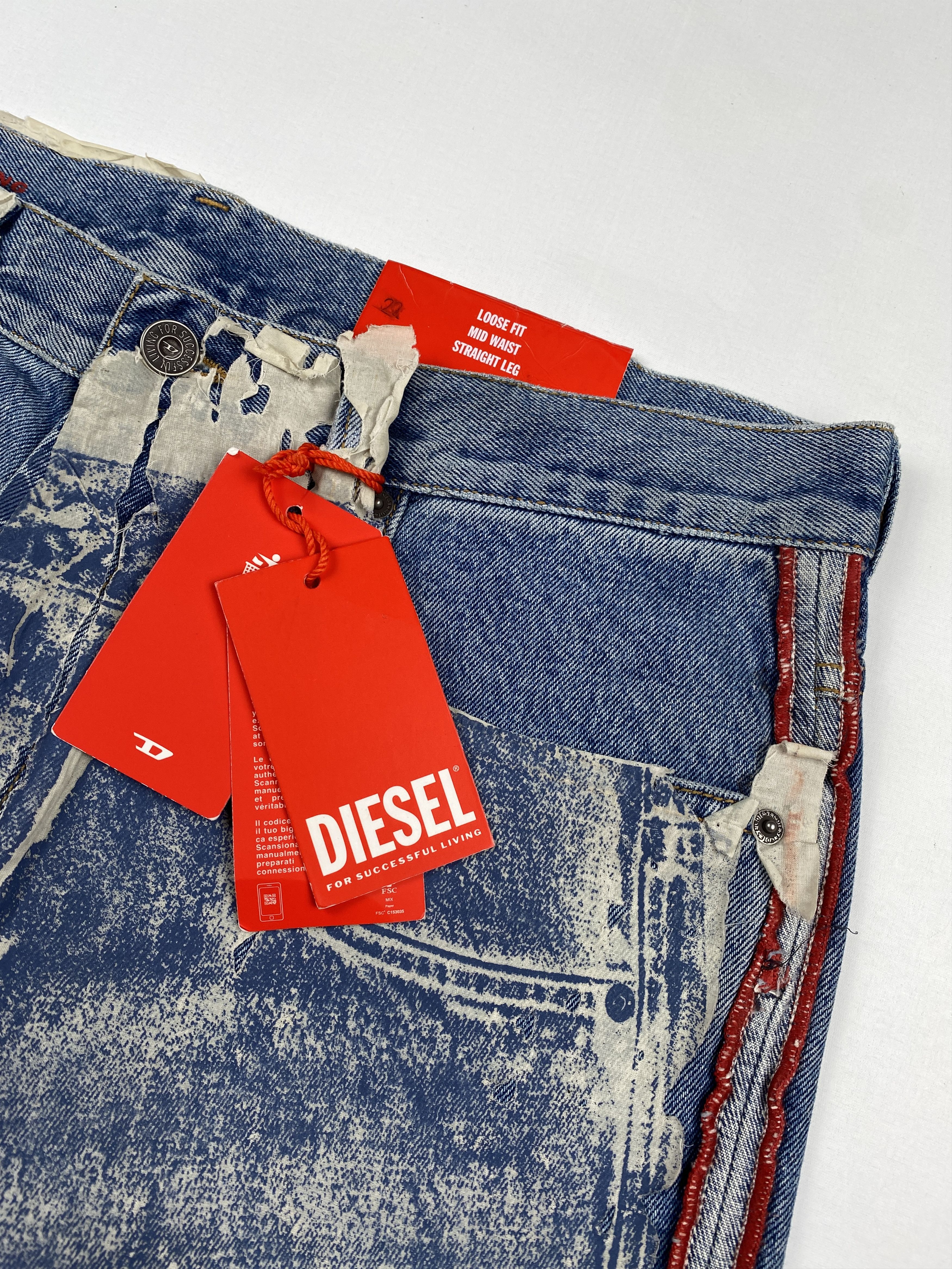 Diesel 2010 5 Pocket Denim Jeans Size US 35 - 7 Thumbnail