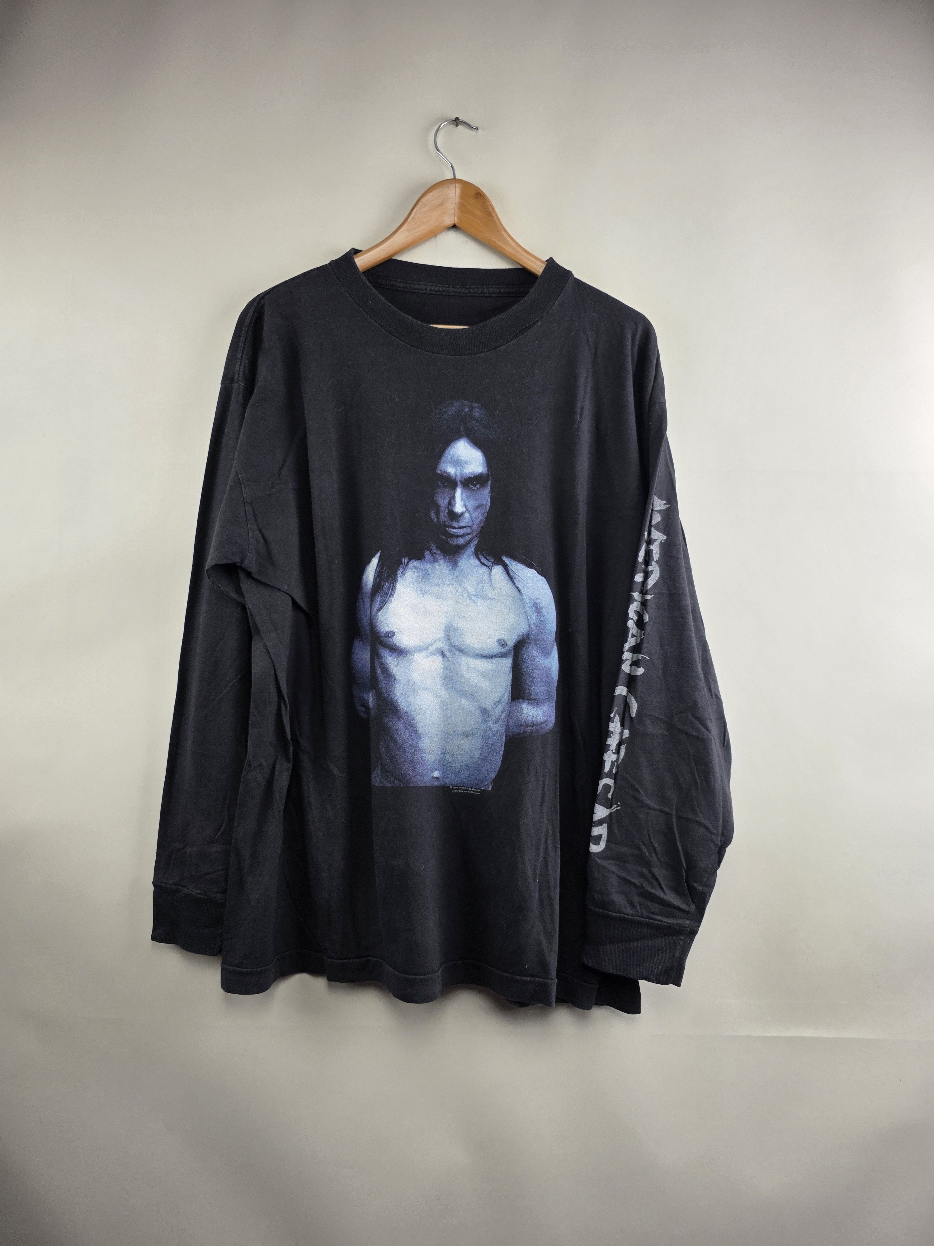 Band Tees × Vintage 1993 Iggy Pop American Caesar Long-sleeve XL 23.5" 29.5" Size US XL / EU 56 / 4 - 1 Thumbnail