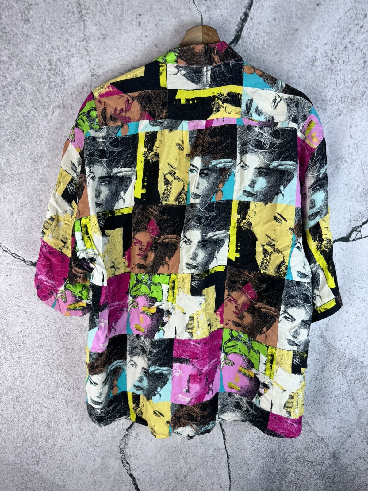 Other Vintage 90s Art Face Logo Surf Shirt Streetwear Size US XL / EU 56 / 4 - 2 Thumbnail