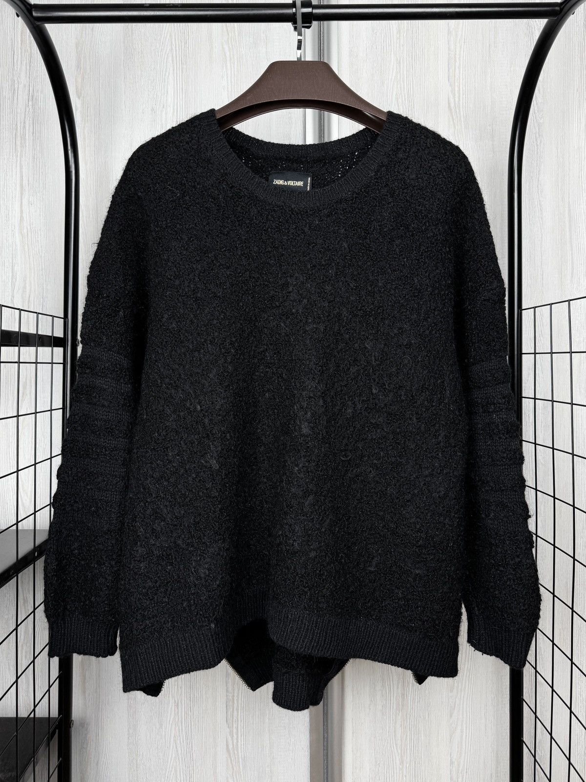 Zadig & Voltaire Zadig & Voltiare Kansas Ma Luxury Zip Back Wool Mohair sz M Size M / US 6-8 / IT 42-44 - 2 Thumbnail